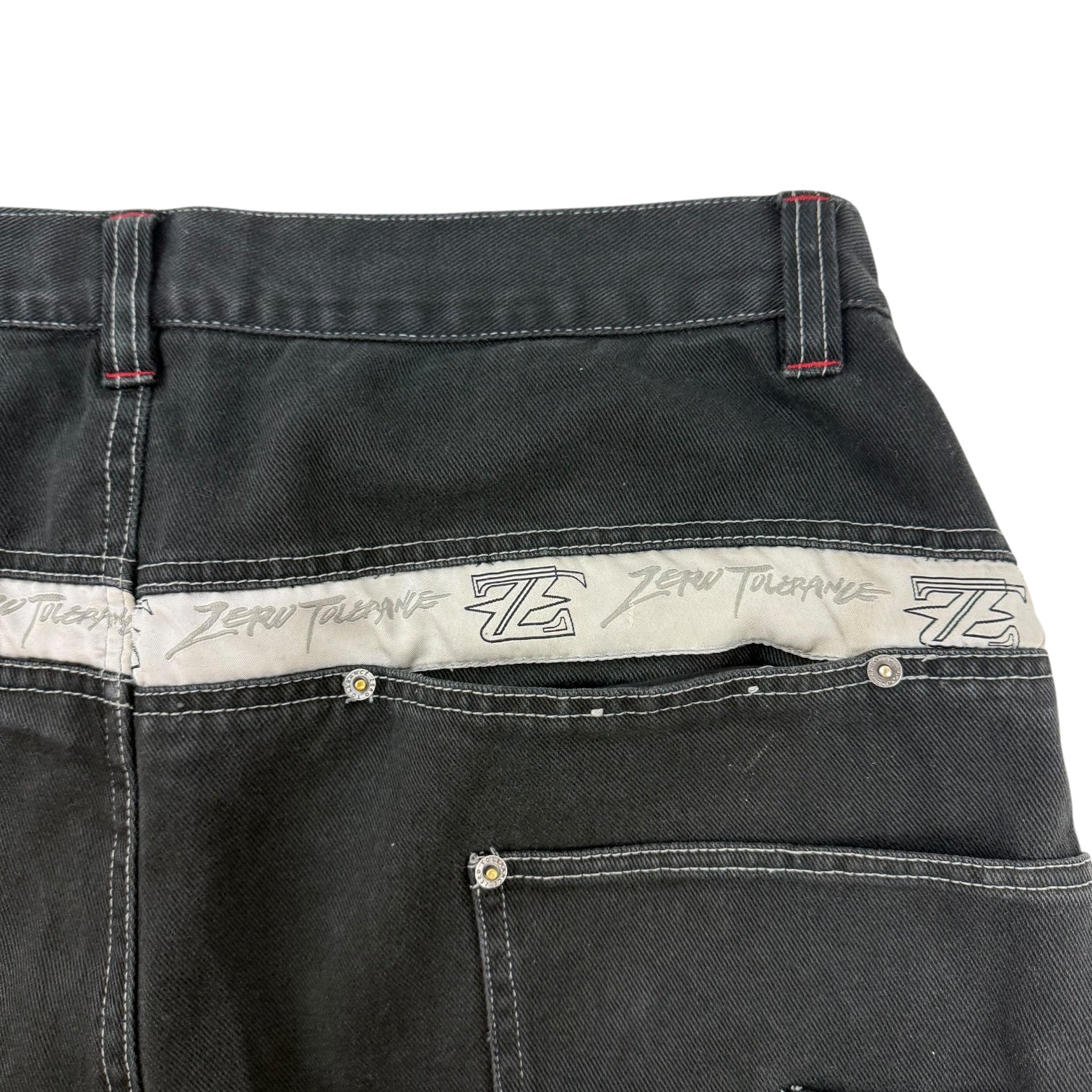 Vintage Y2K Zero Tolerance Denim Jeans Black