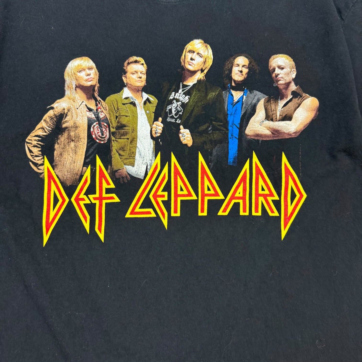 2007 Def Leppard Tour Tee Black