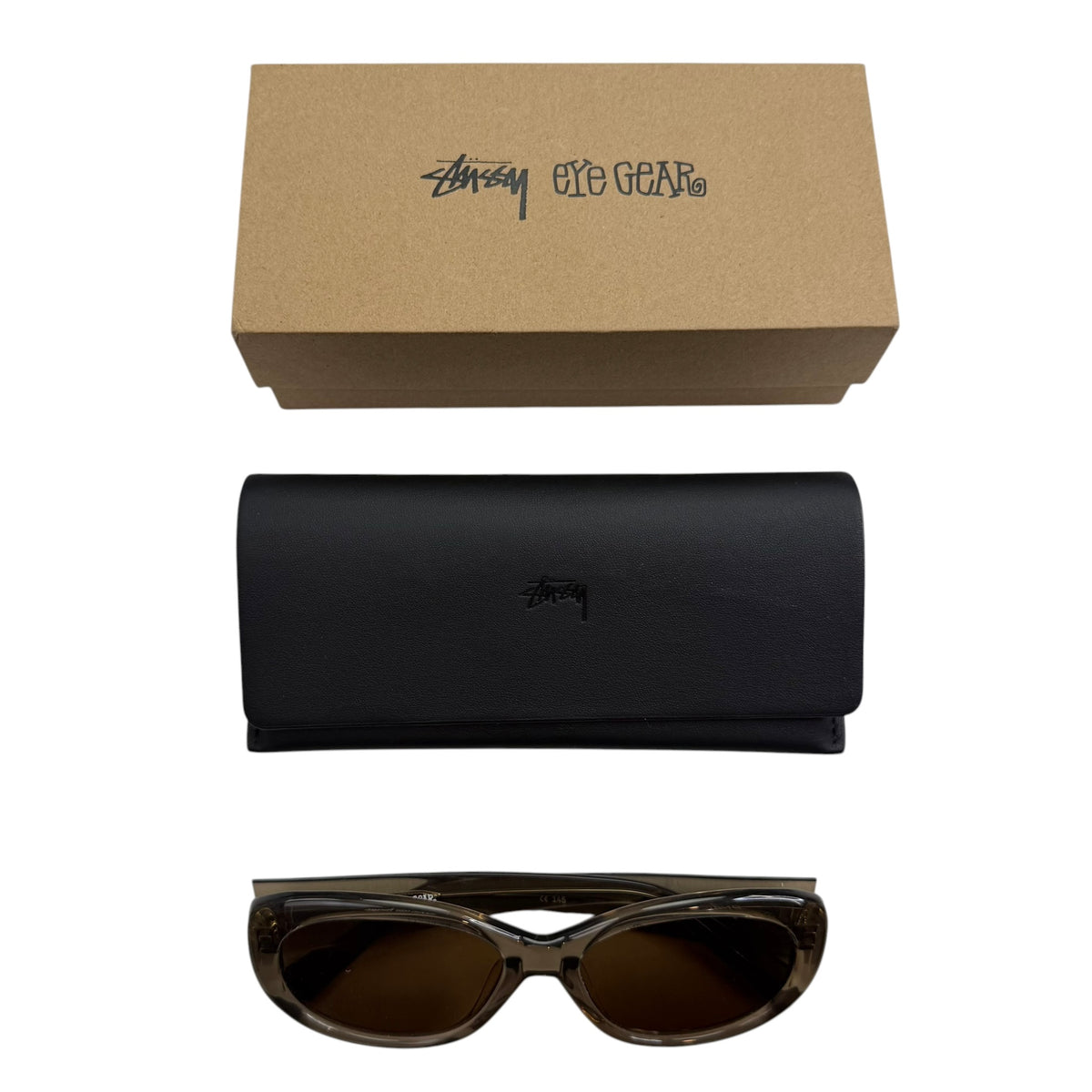 Stussy June Sunglasses Brown/Crystal