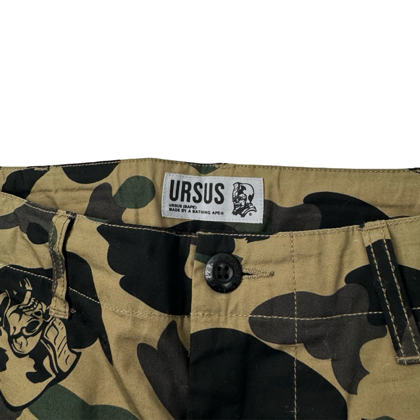 BAPE Ursus Military Camo Shorts