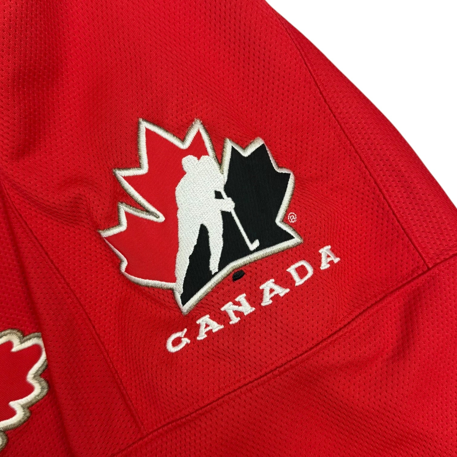2002 Nike Team Canada Home Jersey Red