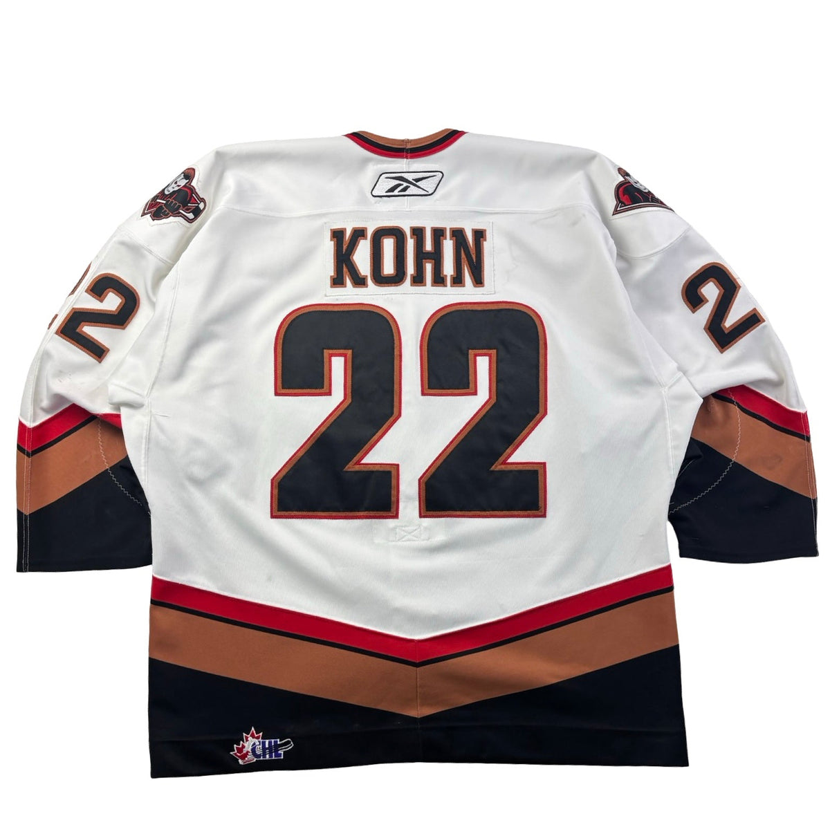 Vintage CCM Calgary Hitmen Dustin Kohn WHL Home Jersey