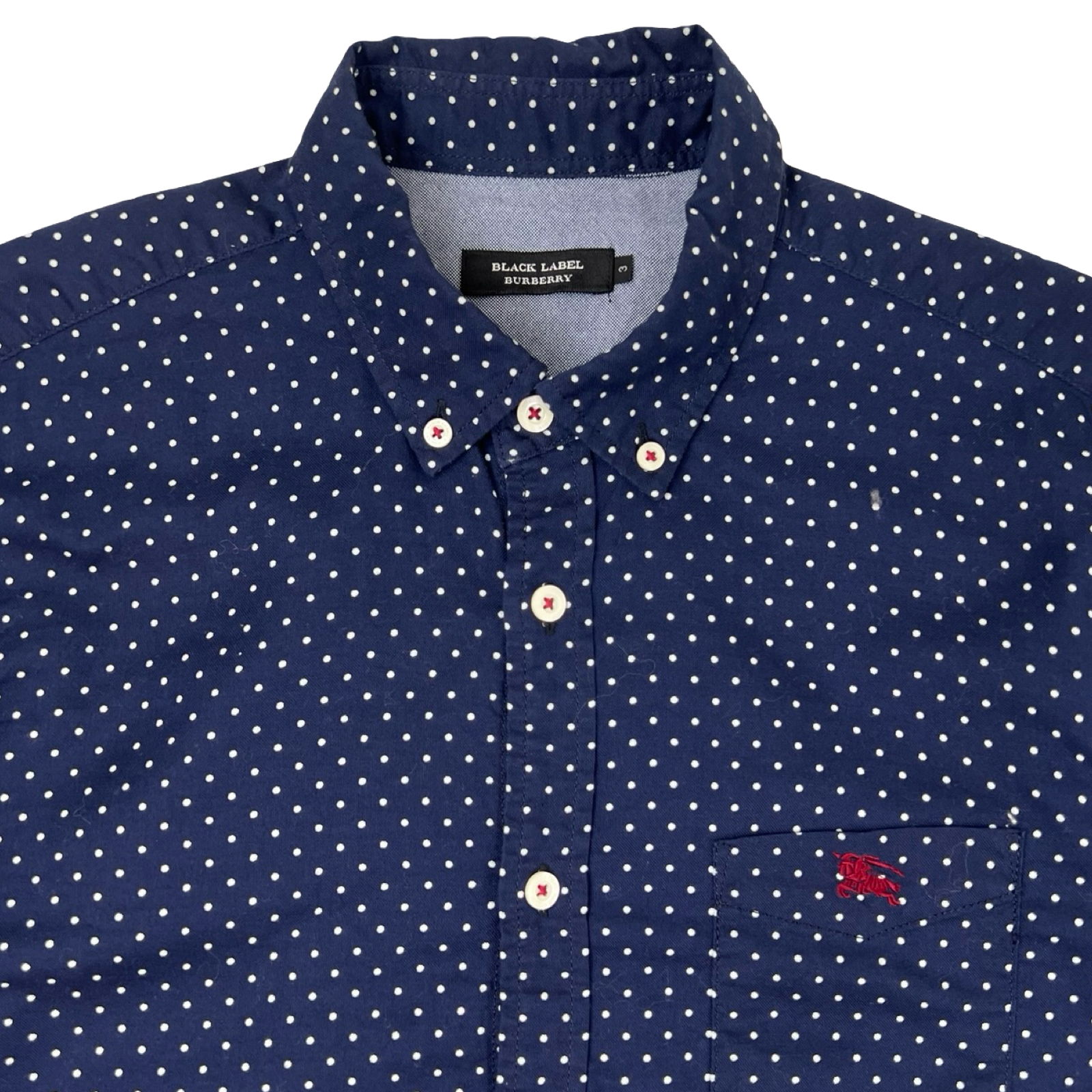 Burberry Black Label Button Up Shirt Navy