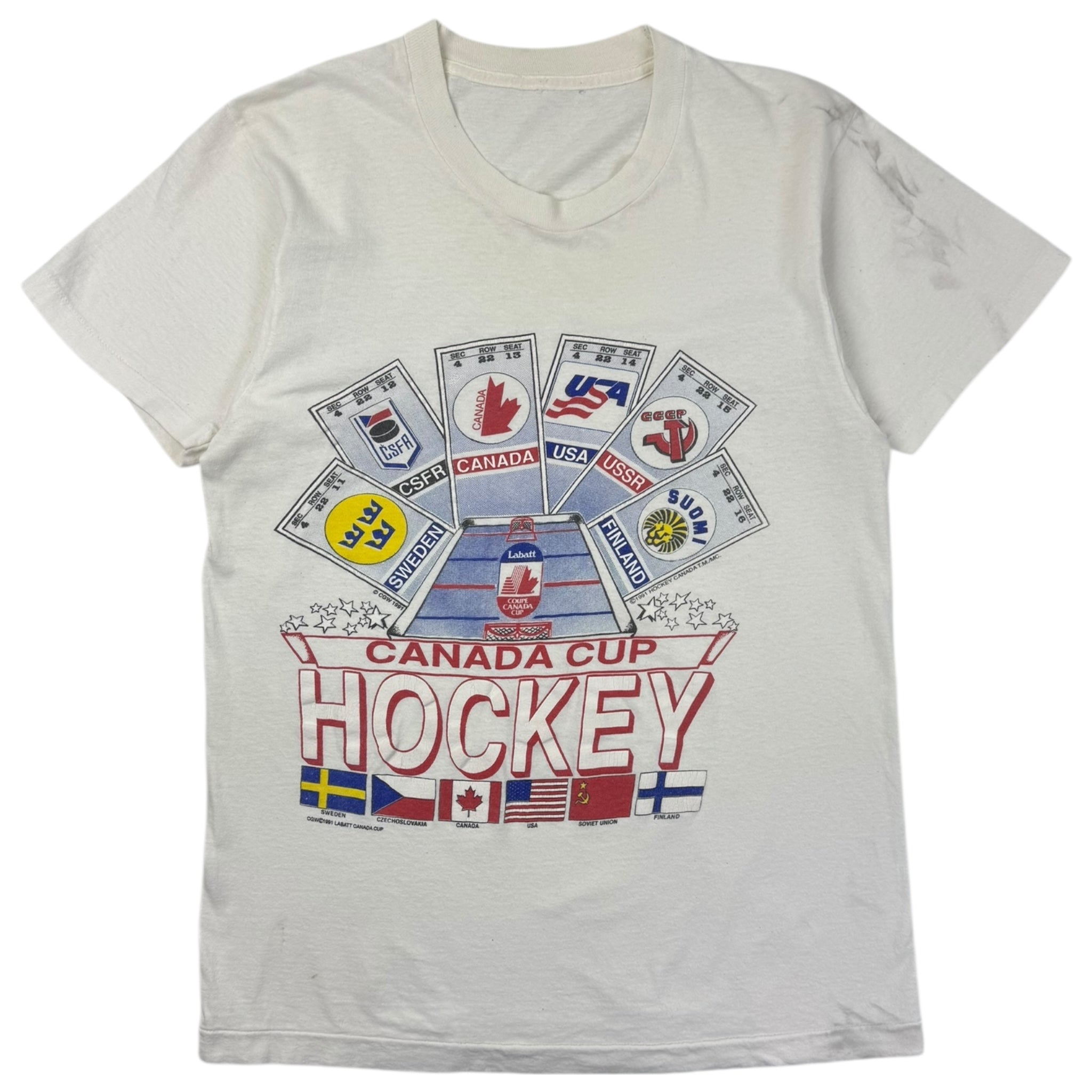 1991 Canada Hockey Cup T-Shirt