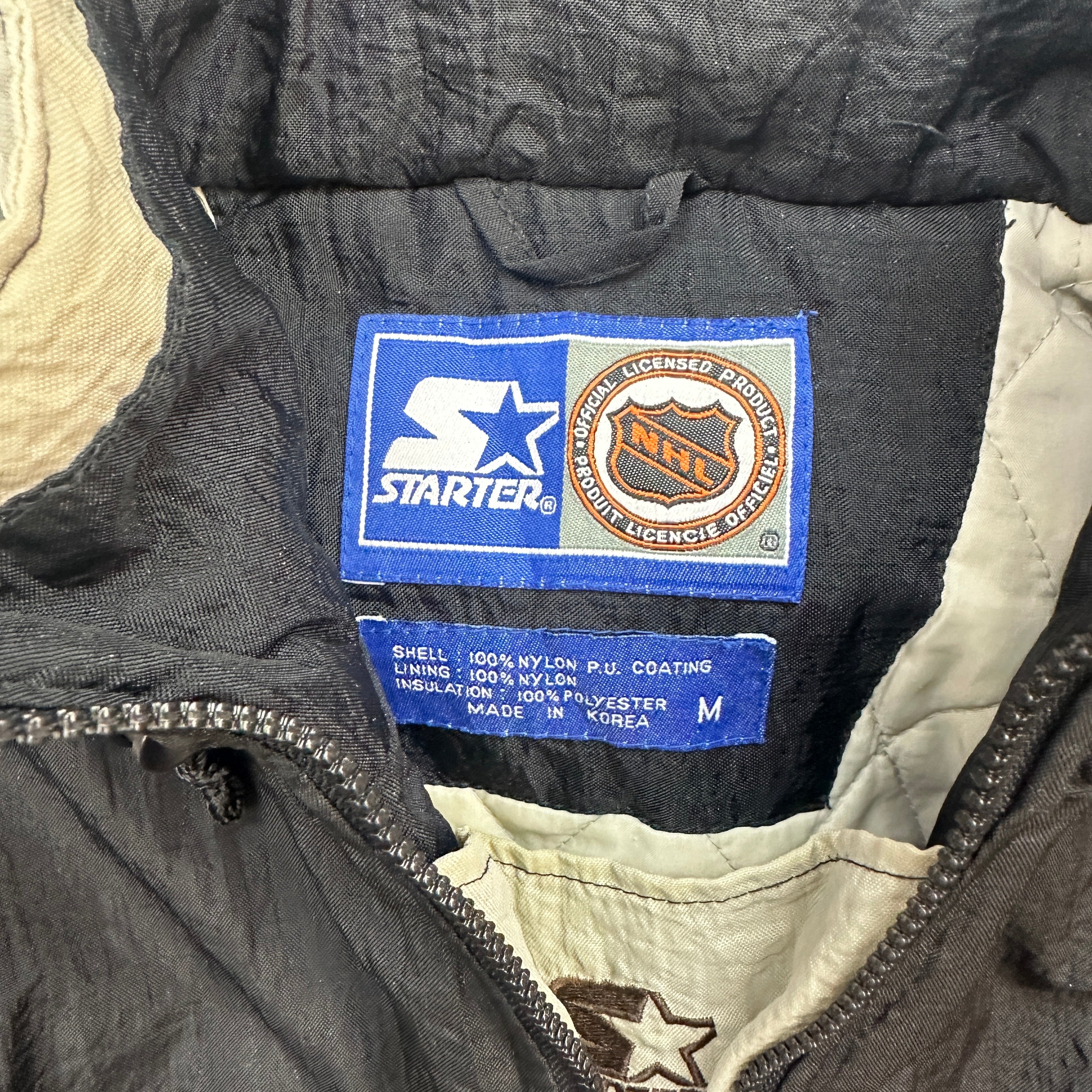 Vintage Los Angeles Kings Starter Pull Over Jacket Black