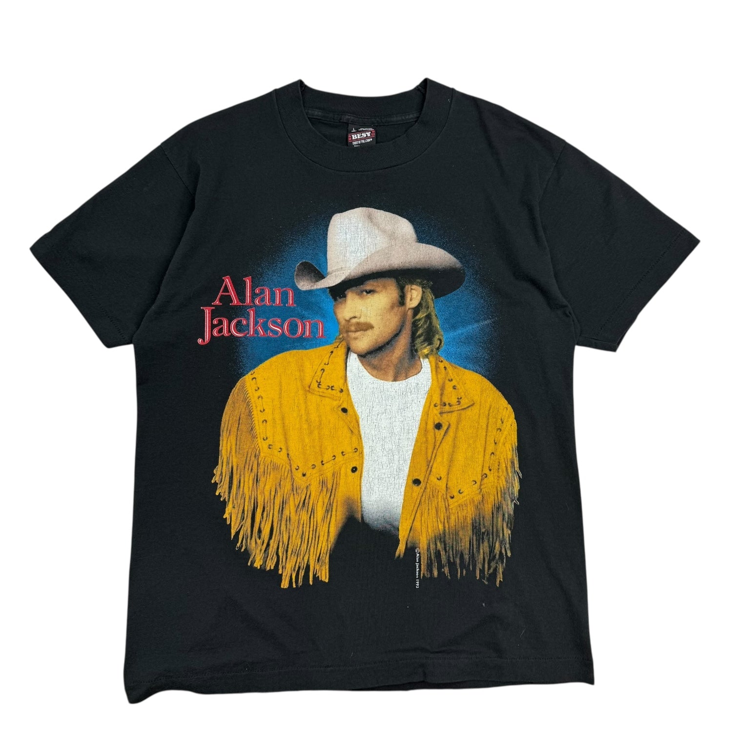 1993 Alan Jackson ‘A Lot About Livin…’ Tee Black