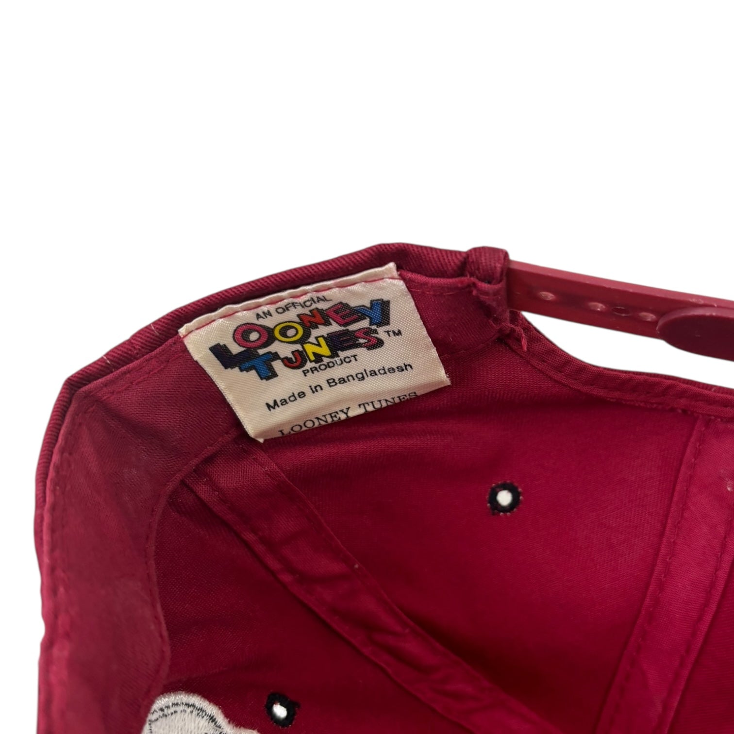 Vintage Looney Tunes Taz SnapBack Hat Maroon