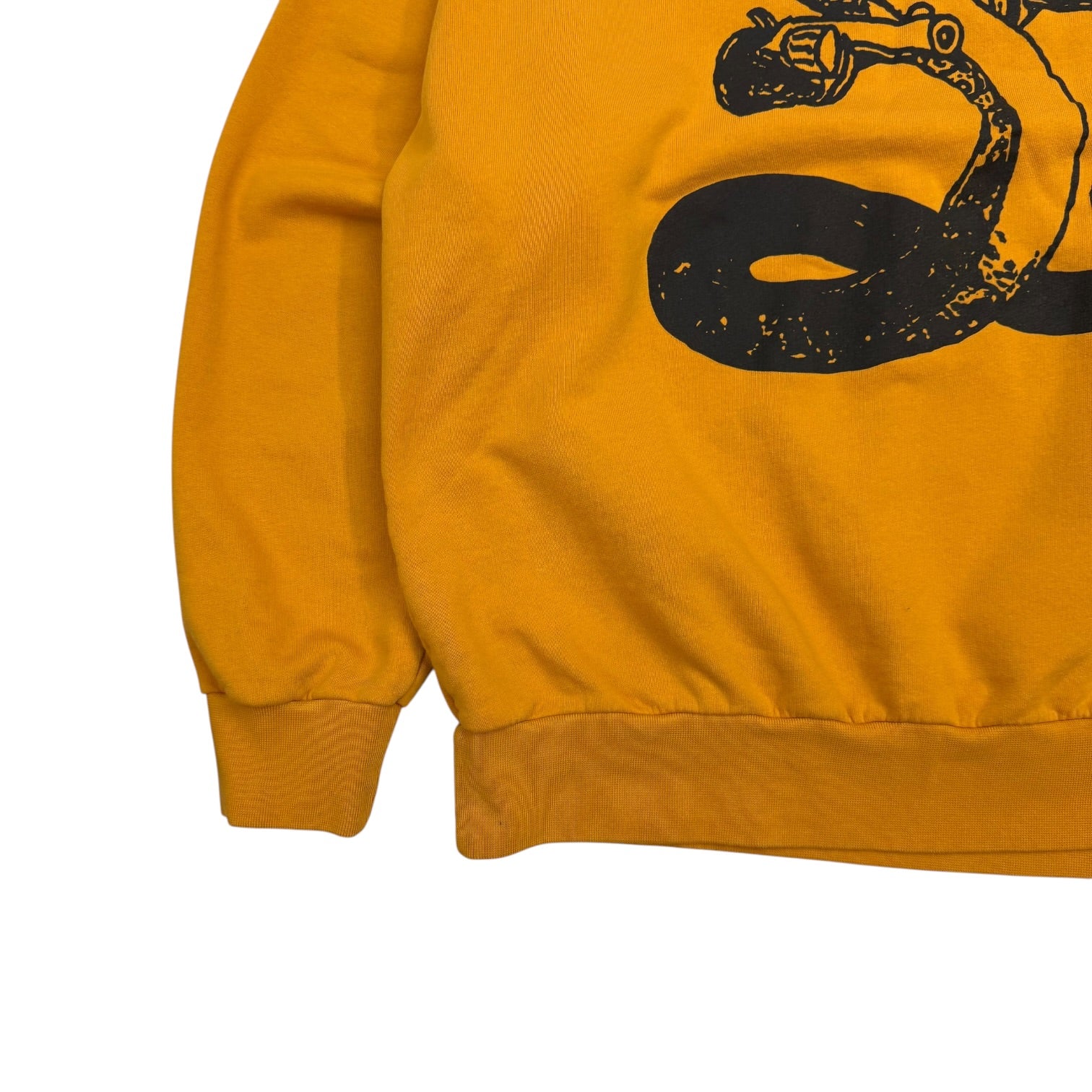 Aries Killa Snake Crewneck Mustard