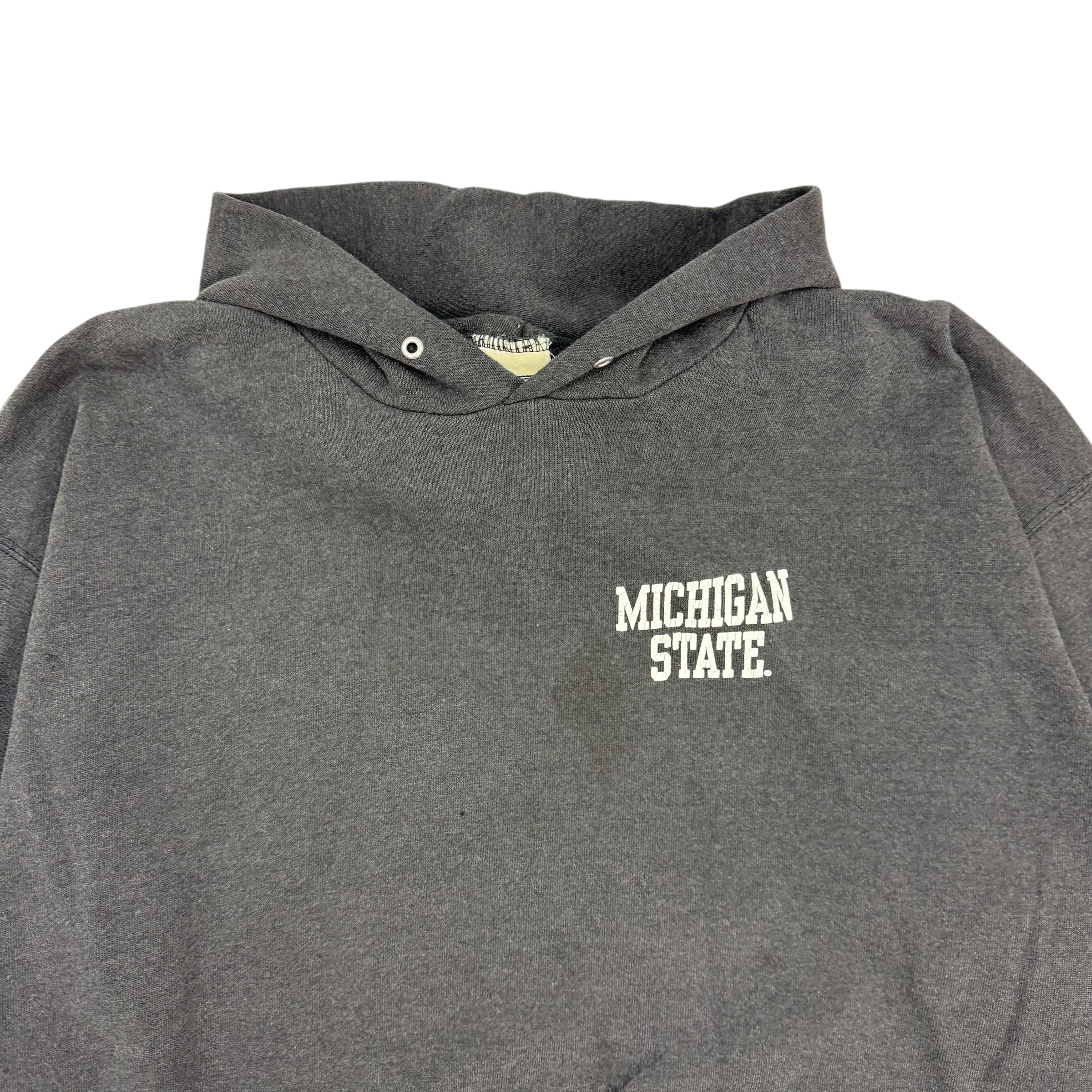 Vintage Lee Michigan State Hoodie Black