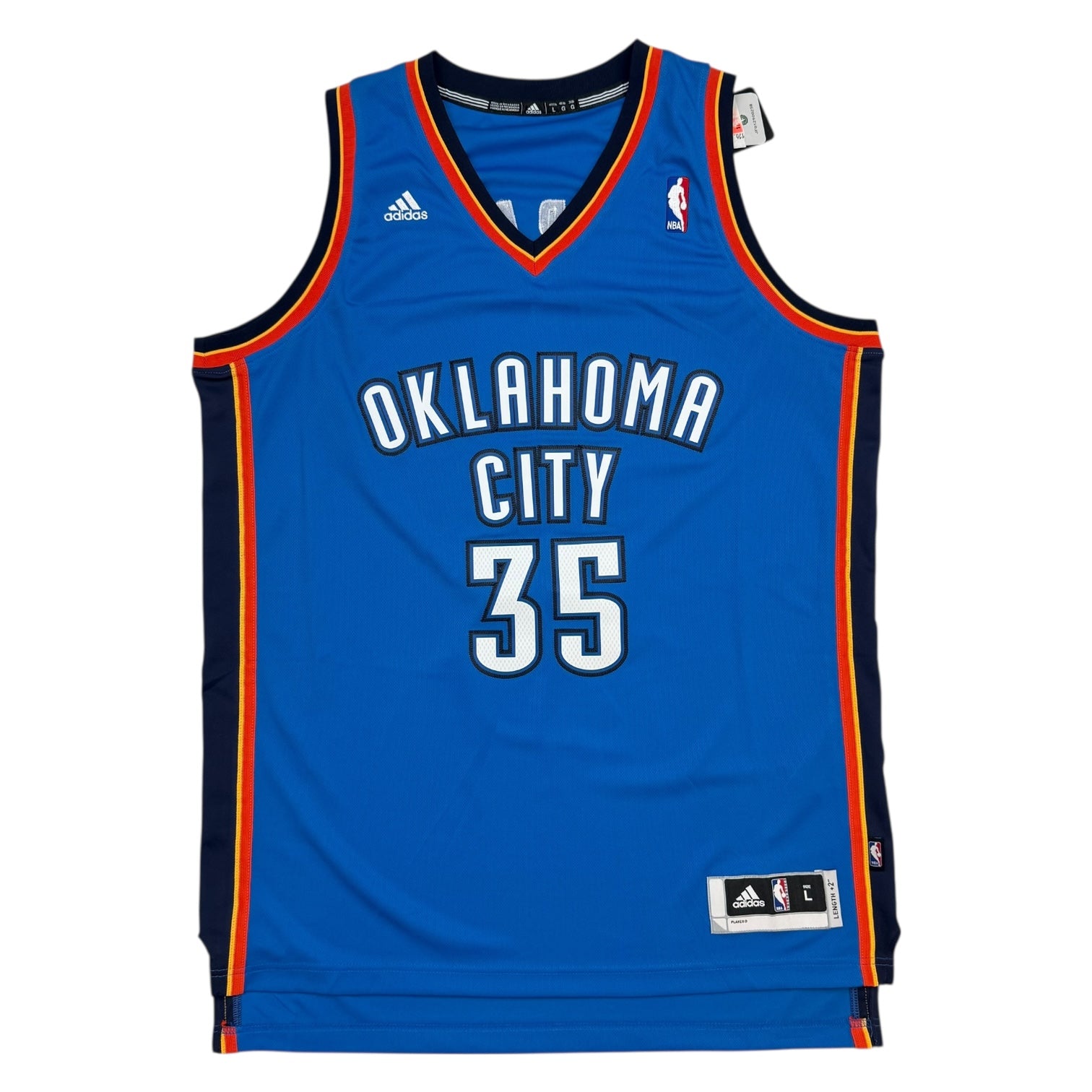 Adidas Oklahoma City Thunder Kevin Durant Home Jersey Blue