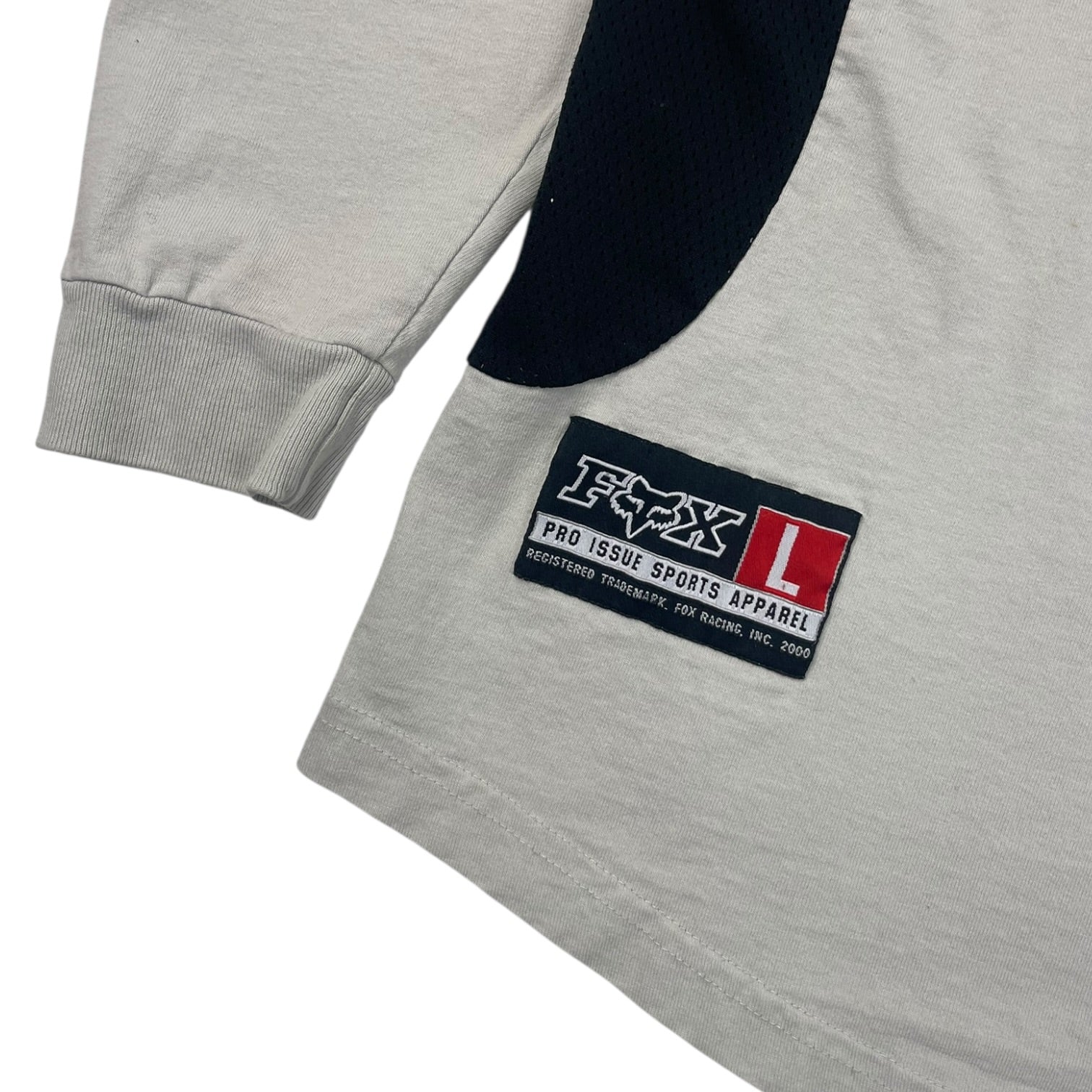 Vintage Fox Racing Inc Motocross L/S T-Shirt Jersey Grey