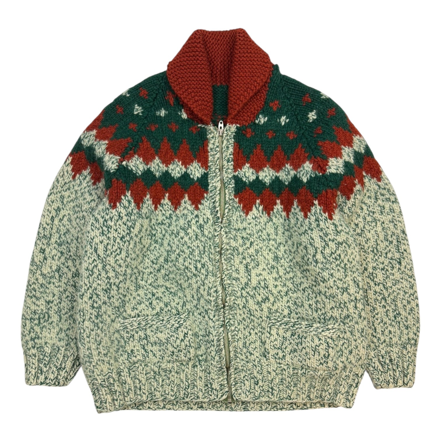 Vintage Cowichan Knit Sweater