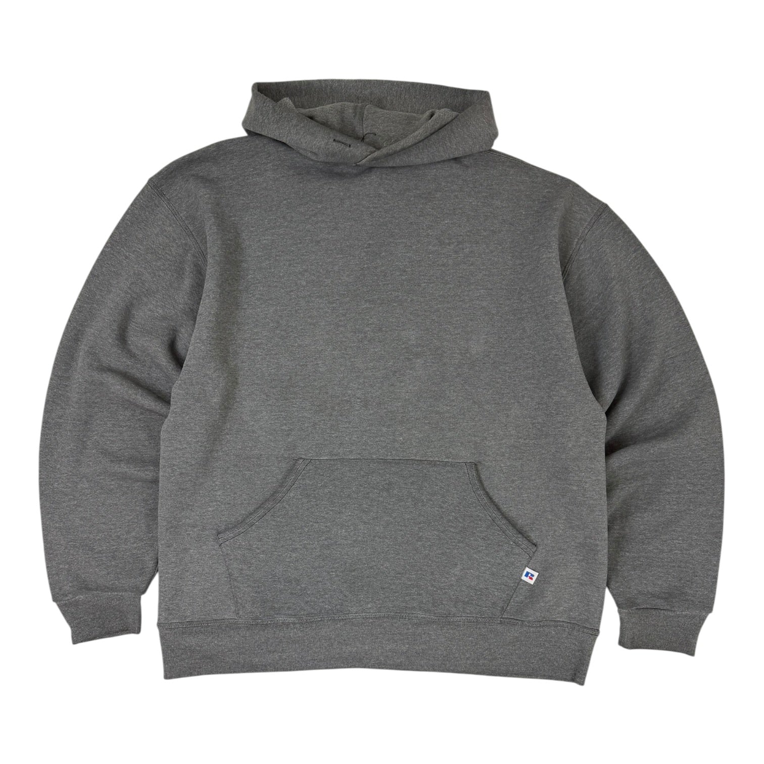 Vintage Russel Blank Hoodie Grey