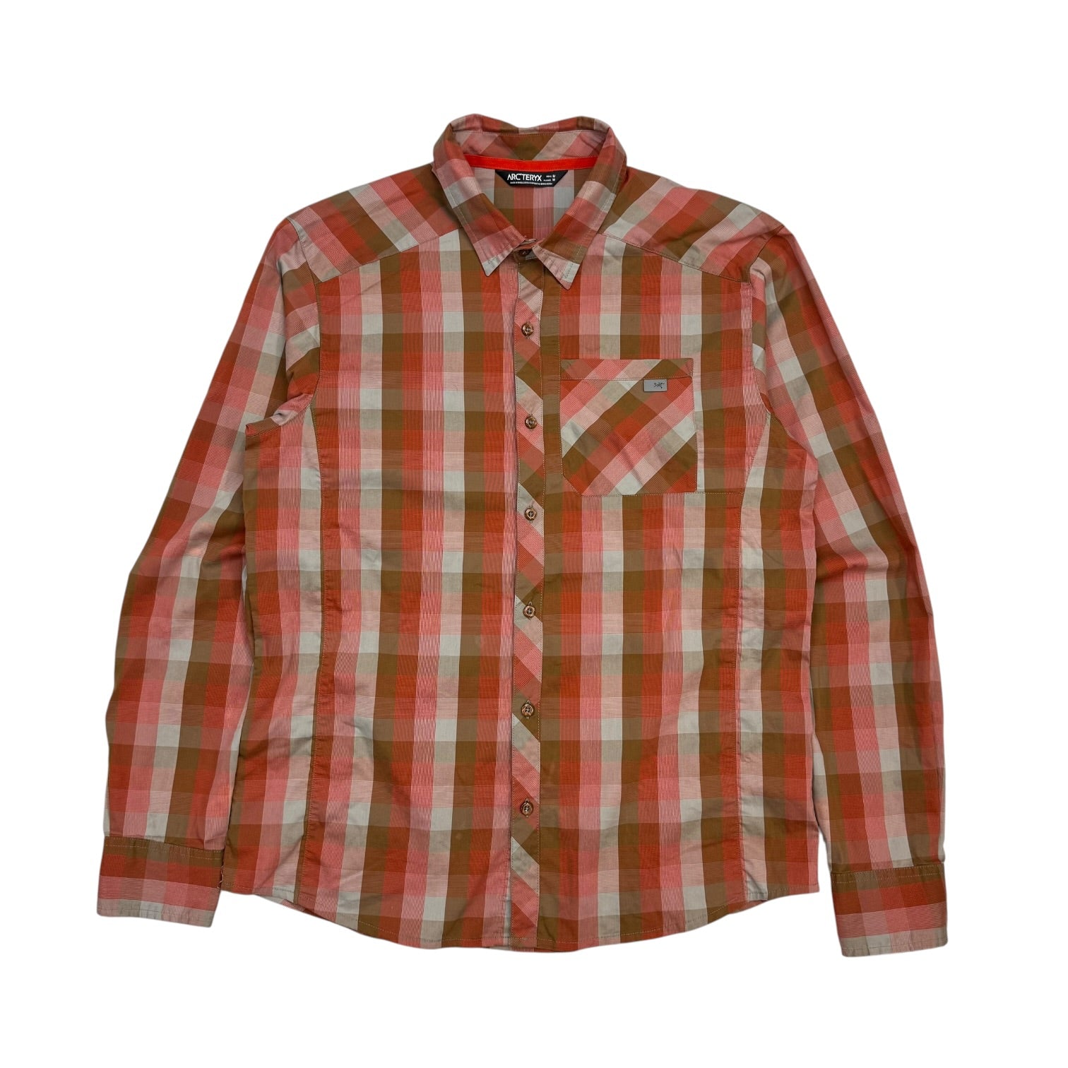 Arc’teryx Peakline Button Up Shirt Orange/Green