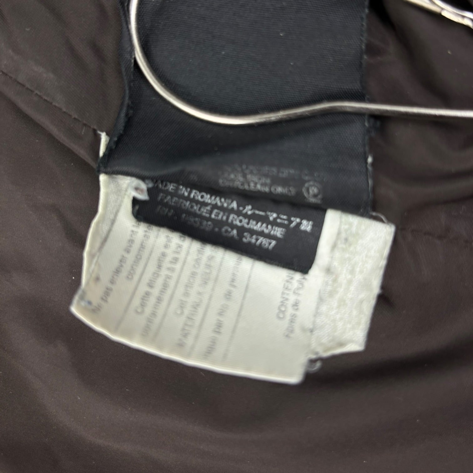 Prada Nylon Windbreaker Track Packaway Jacket Brown