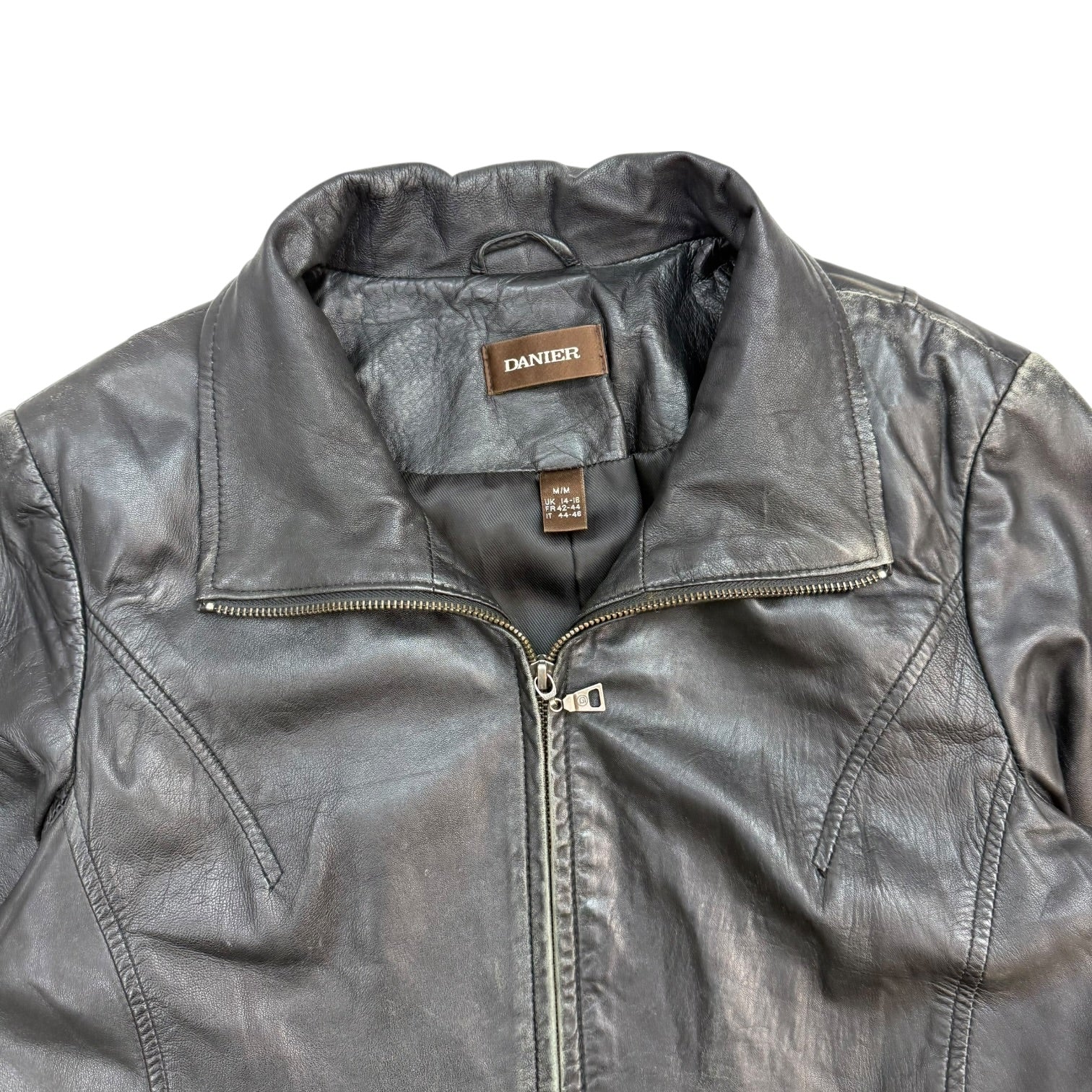 Vintage Women's Danier Leather Jacket Black