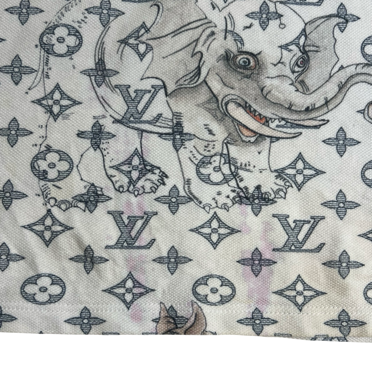 Louis Vuitton x Chapman Brothers Savannah Monogram Piqué Polo