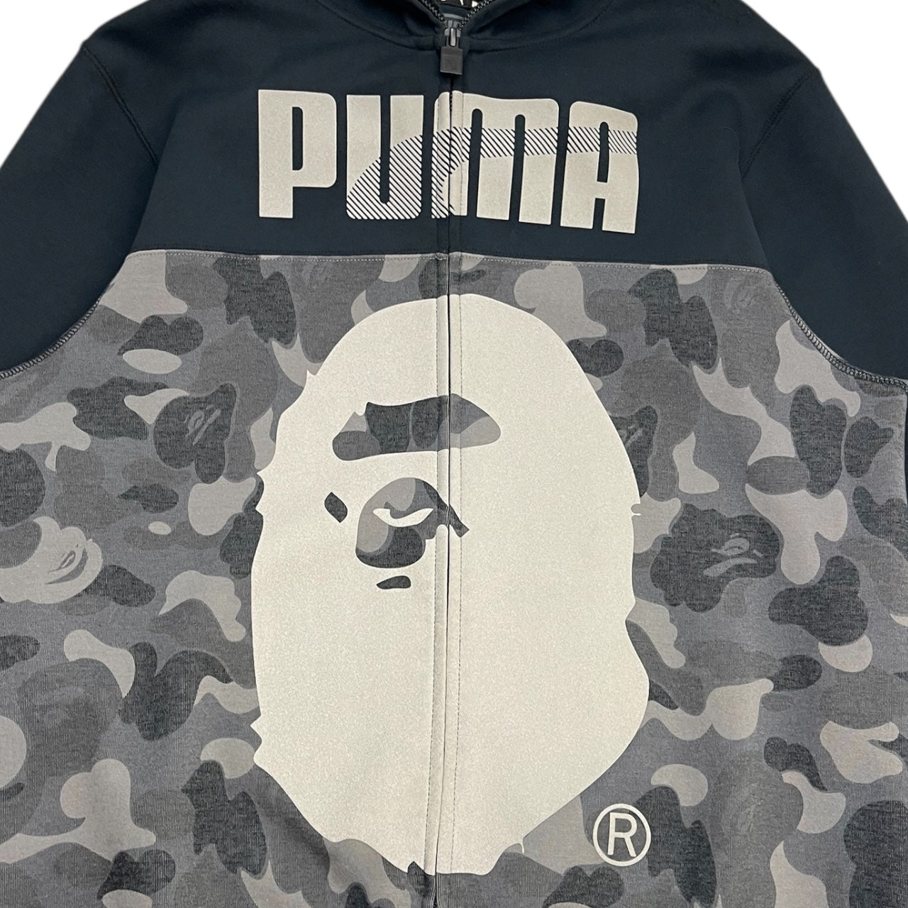 BAPE X Puma ABC Camo Shark Hoodie Black