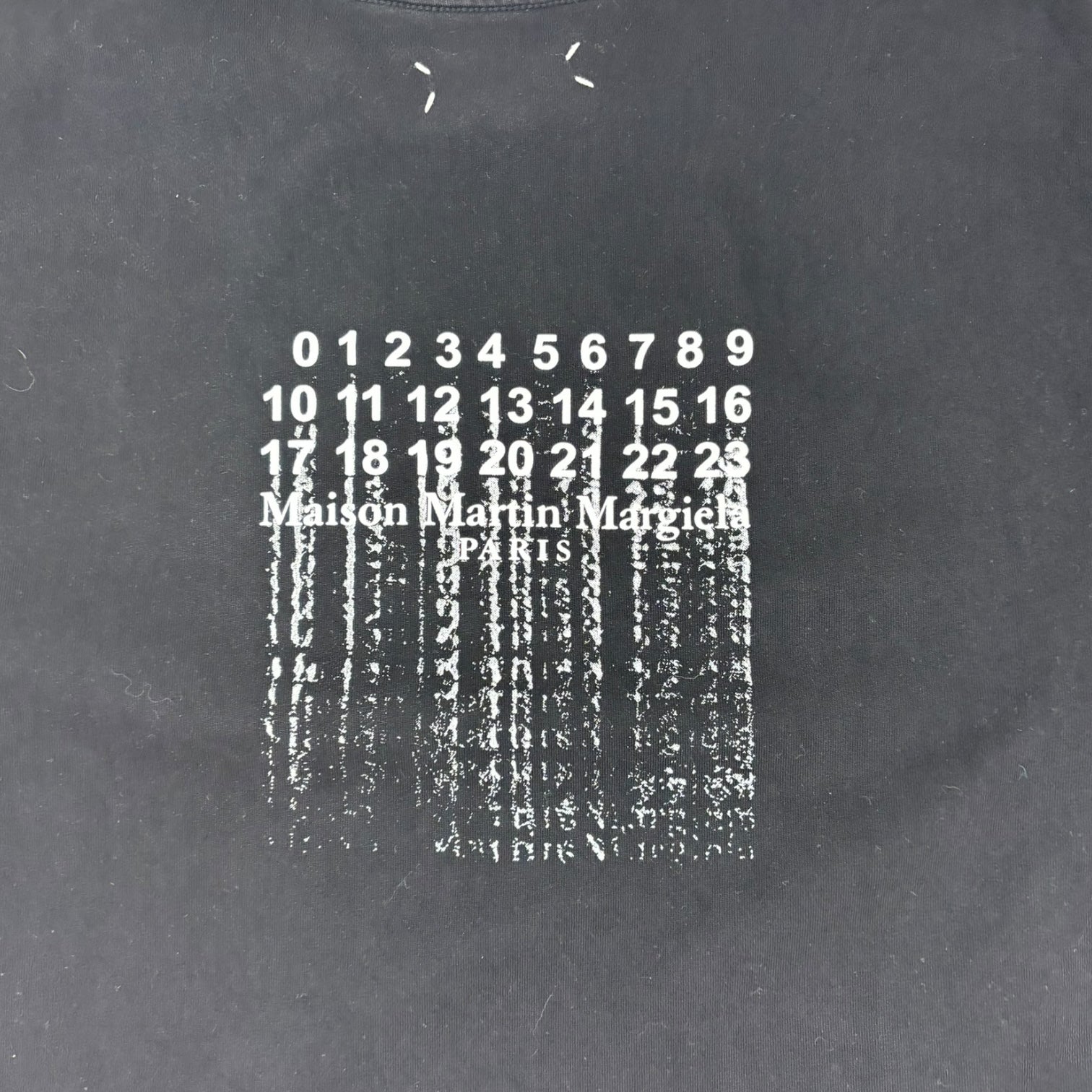 Maison Margiela Numeric Matrix T-Shirt Black