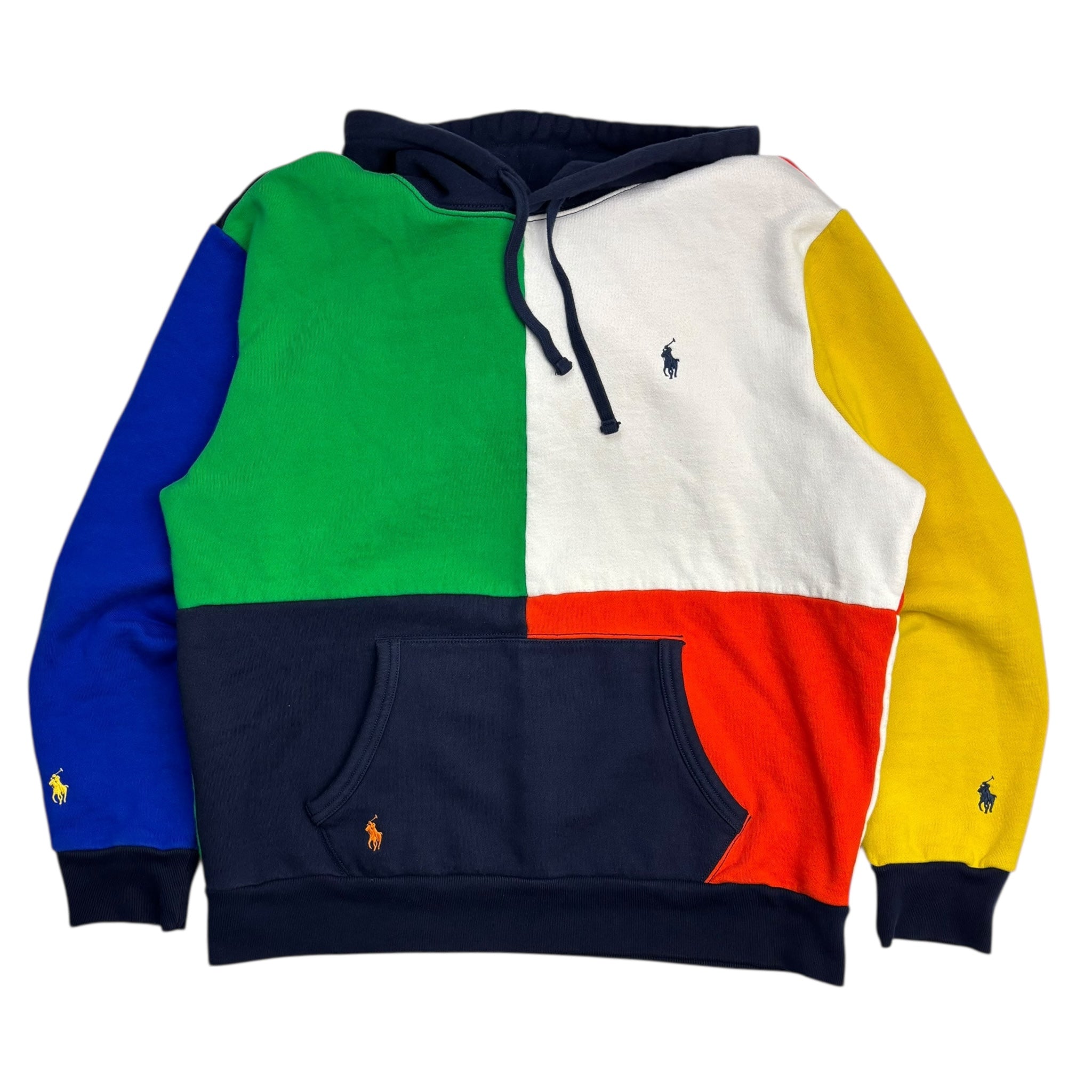 Vintage Polo Ralph Lauren Colour Block Hoodie