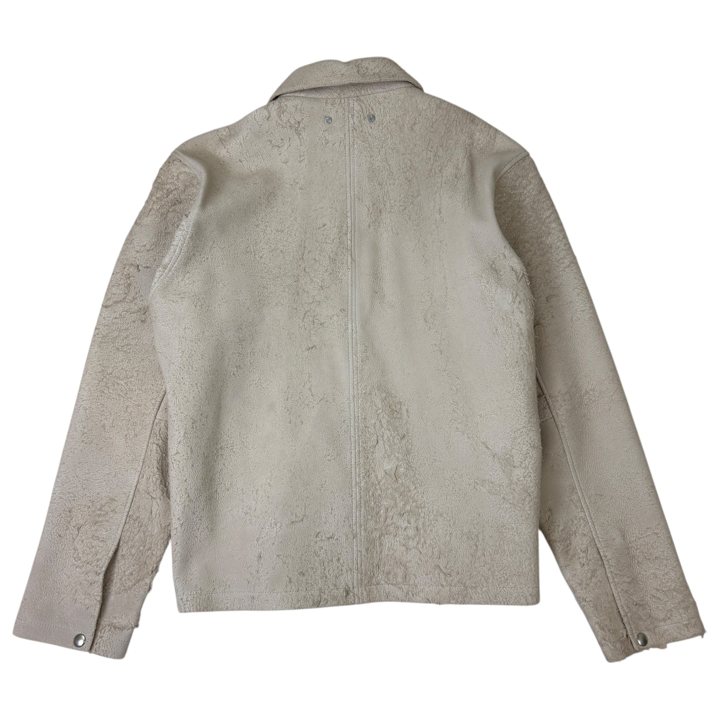 Stussy Suede Welders Jacket Bone