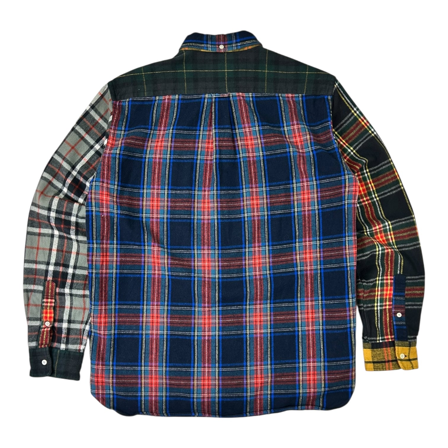 Beams Plus B.D. Panel Shaggy Nel Shirt