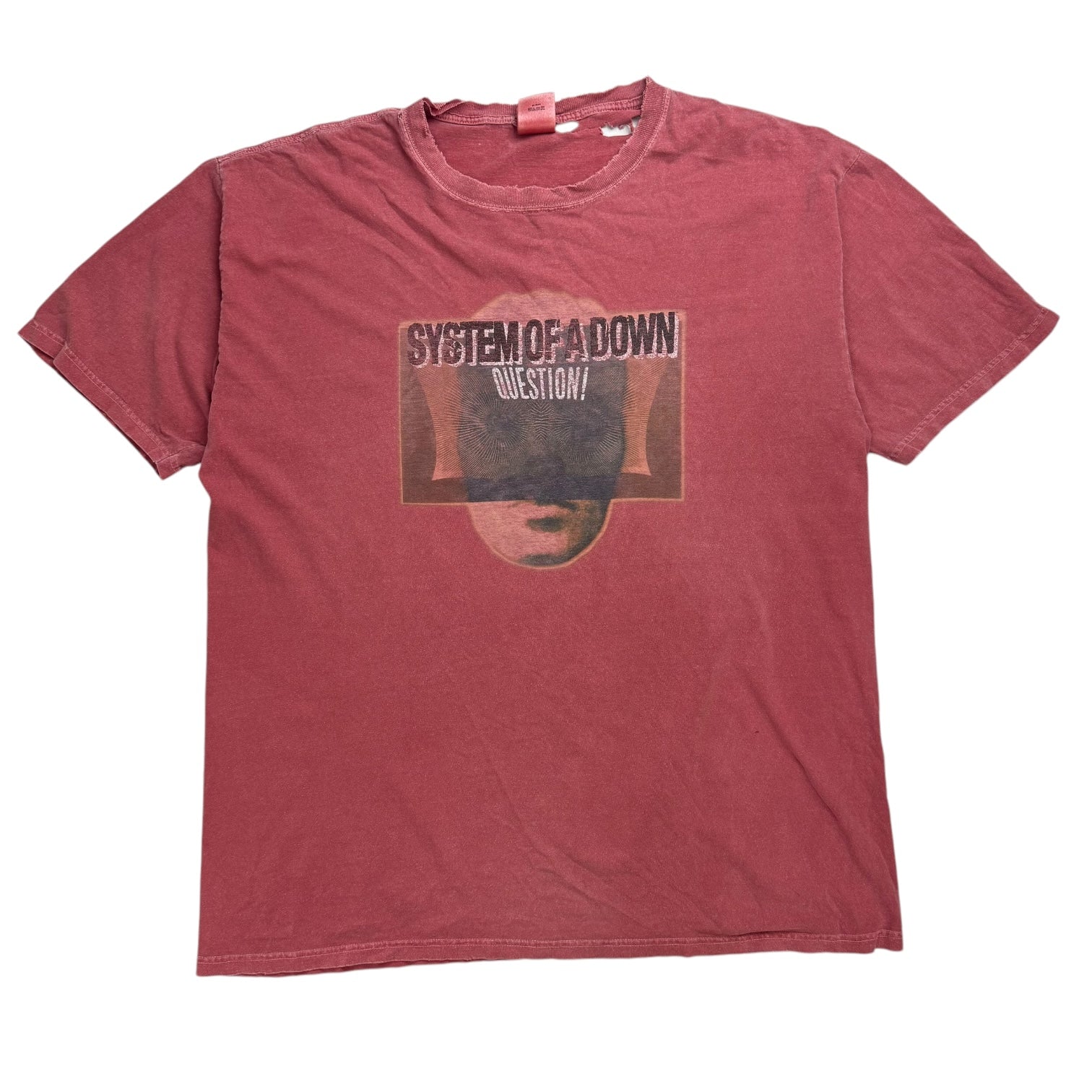 Vintage System Of A Down Question! Tour Tee Red