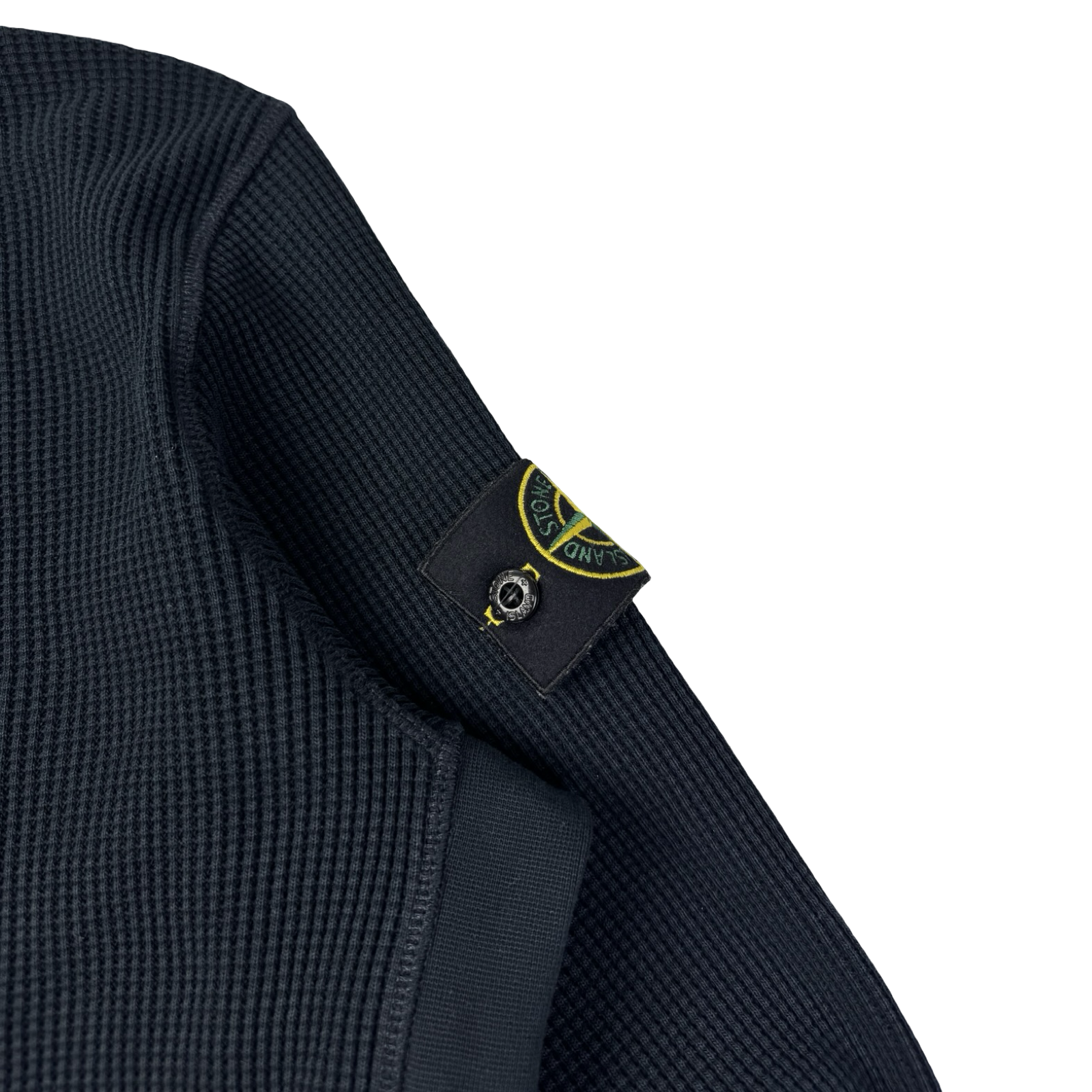 Stone Island Waffle Fleece Crewneck Sweatshirt Dark Navy