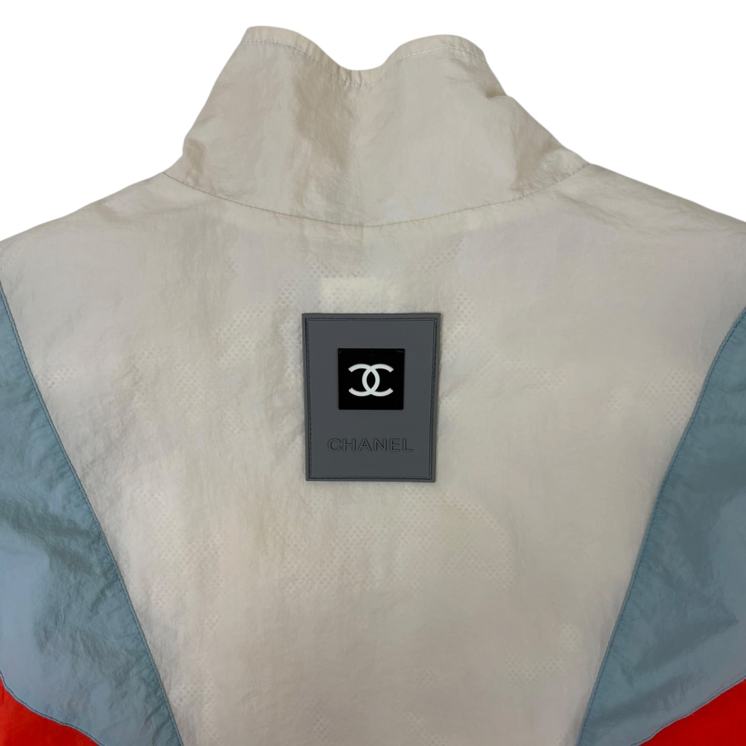 Vintage Chanel Sport Nylon Windbreaker White