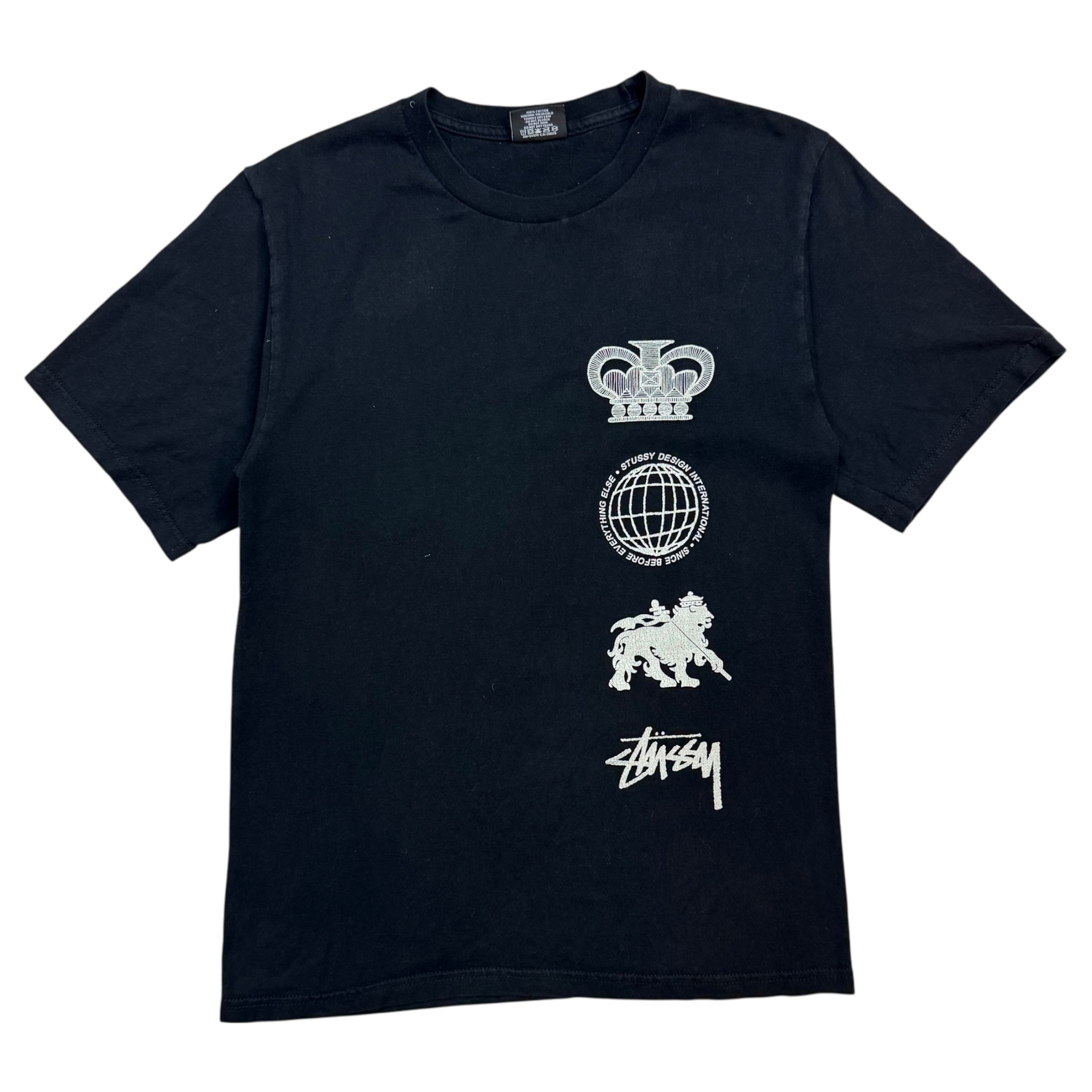 Stussy Logos Tee Black