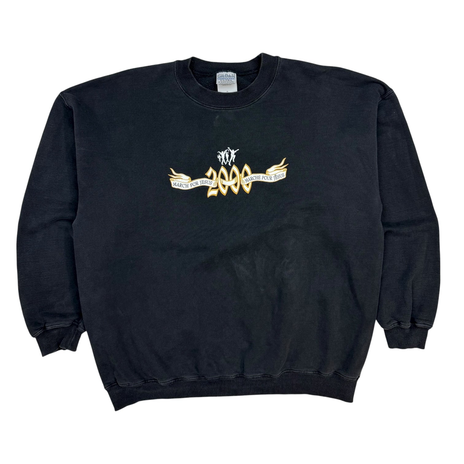 2000 March For Jesus Crewneck Black