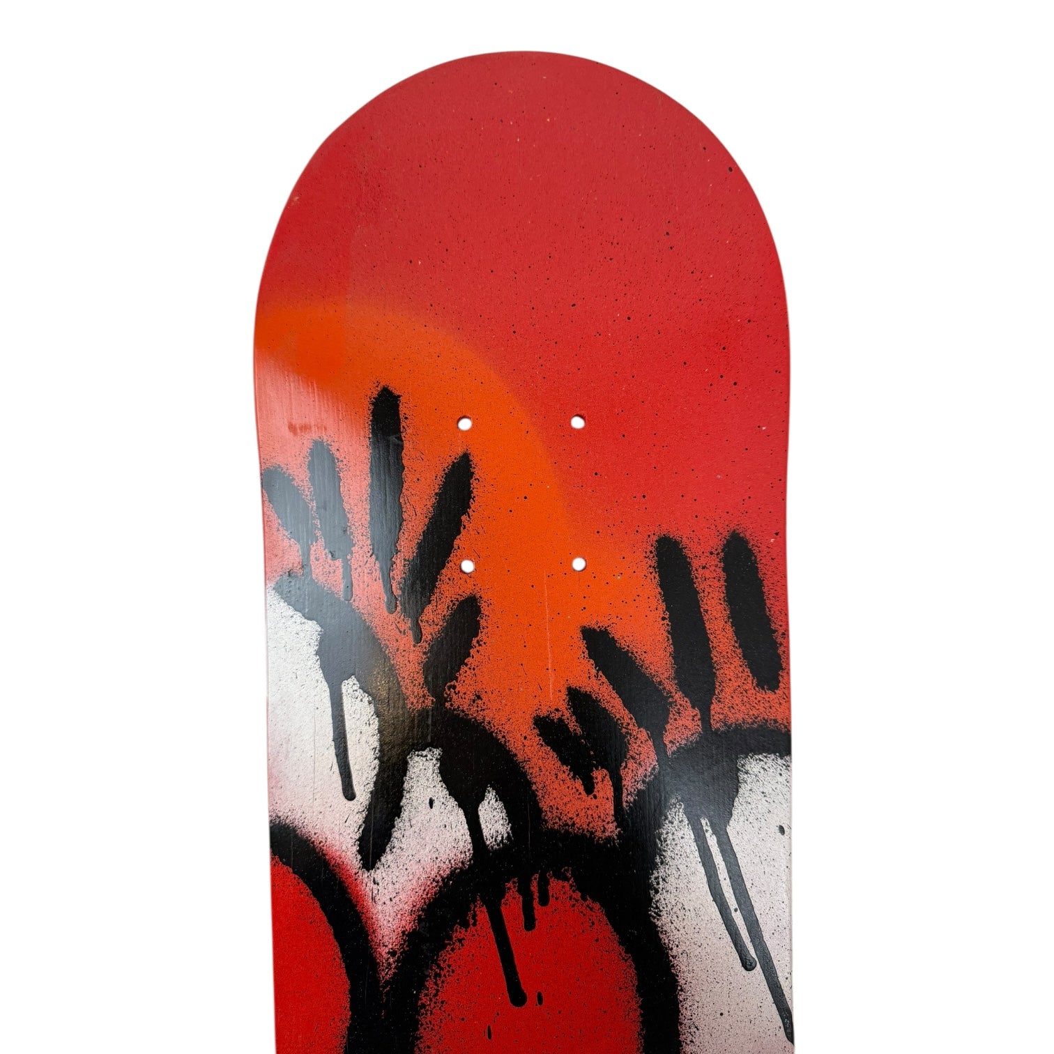 Slawn Skateboard Deck Red/Orange