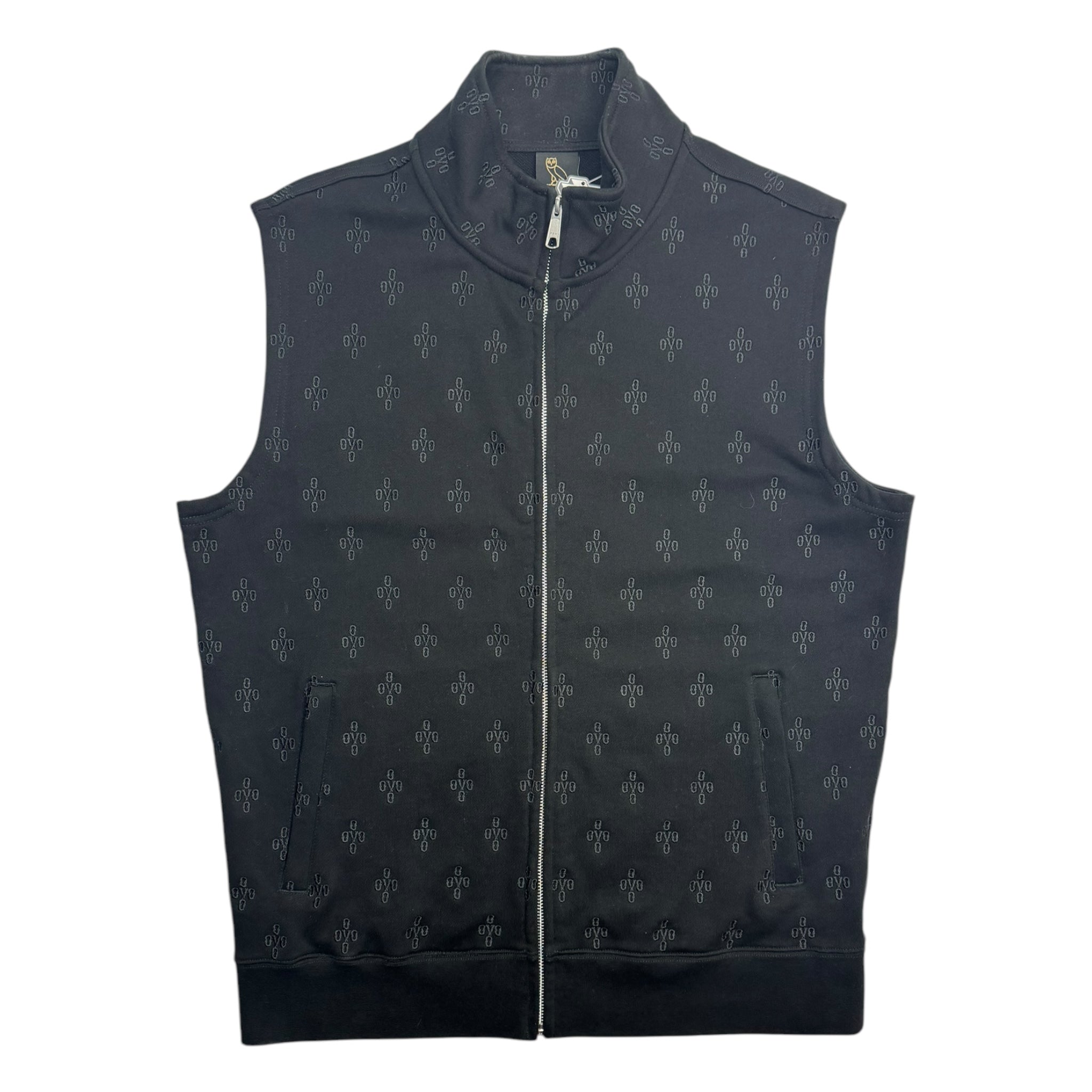 OVO Repeat Monogram Vest Black