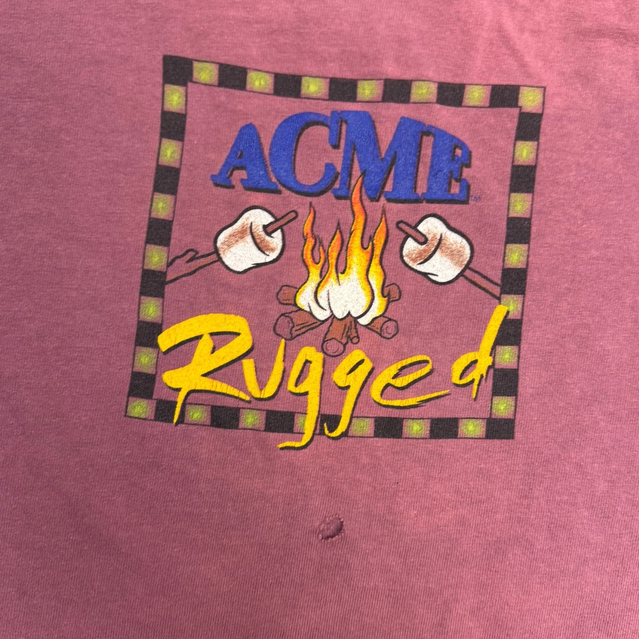 1994 Looney Tunes ‘ACME Rugged’ Campfire Scene T-Shirt