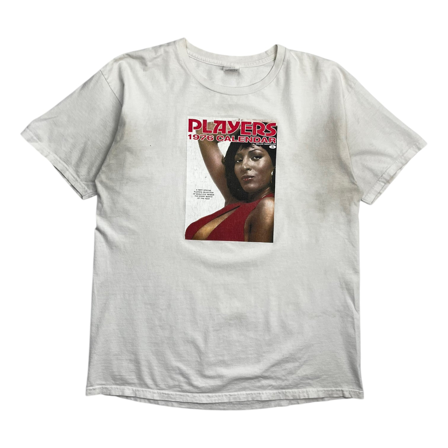 Vintage Players Magazine Pam Grier Tee White