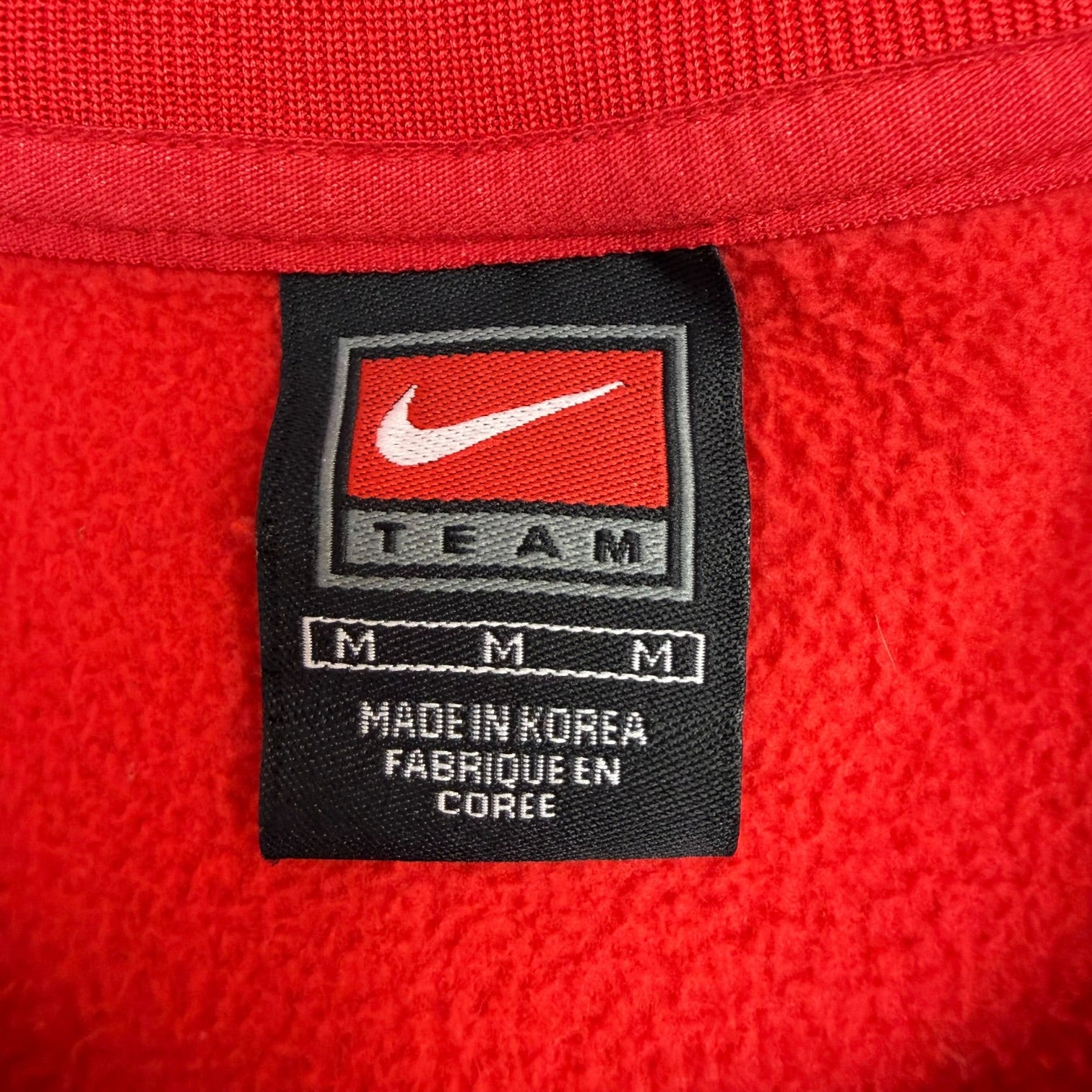 Vintage Nike Team Canada Fleece Crewneck Red