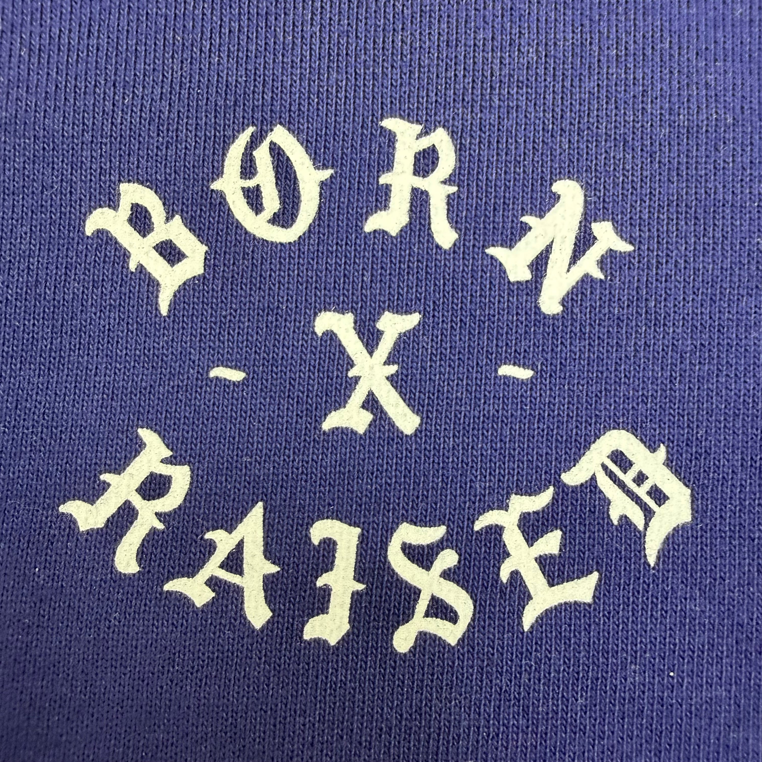 Born X Raised Spanto Lives Crewneck Navy