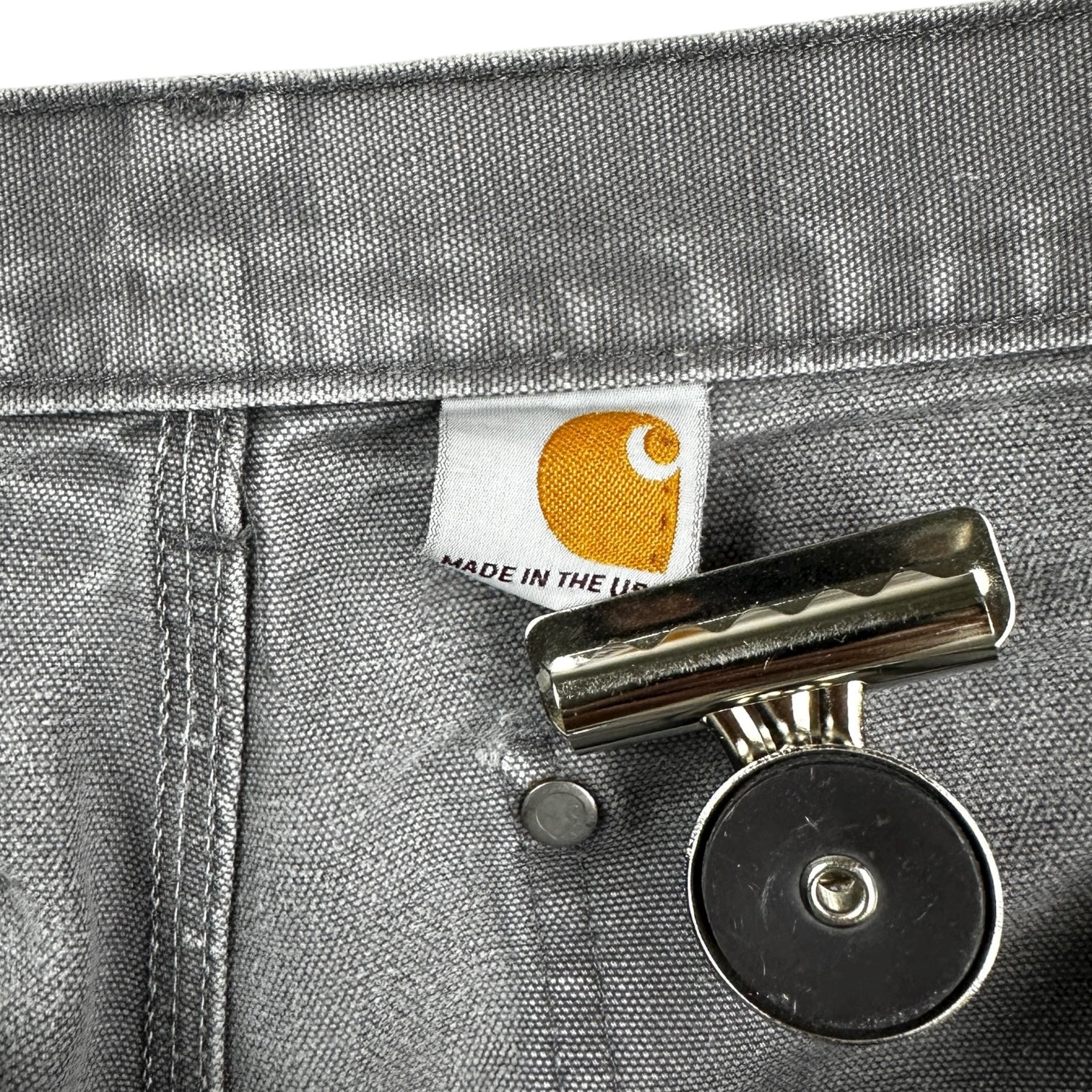 Vintage Carhartt Double Knee Cargos Light Grey