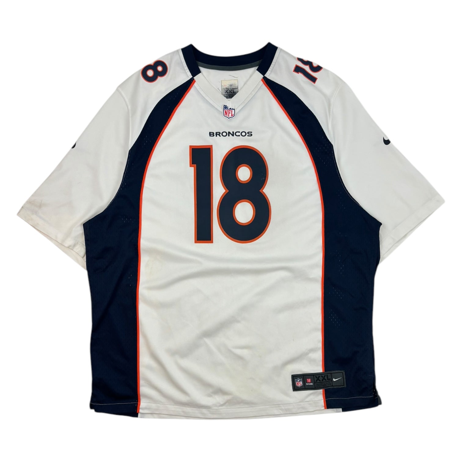 Vintage Denver Broncos Peyton Manning Football Jersey White