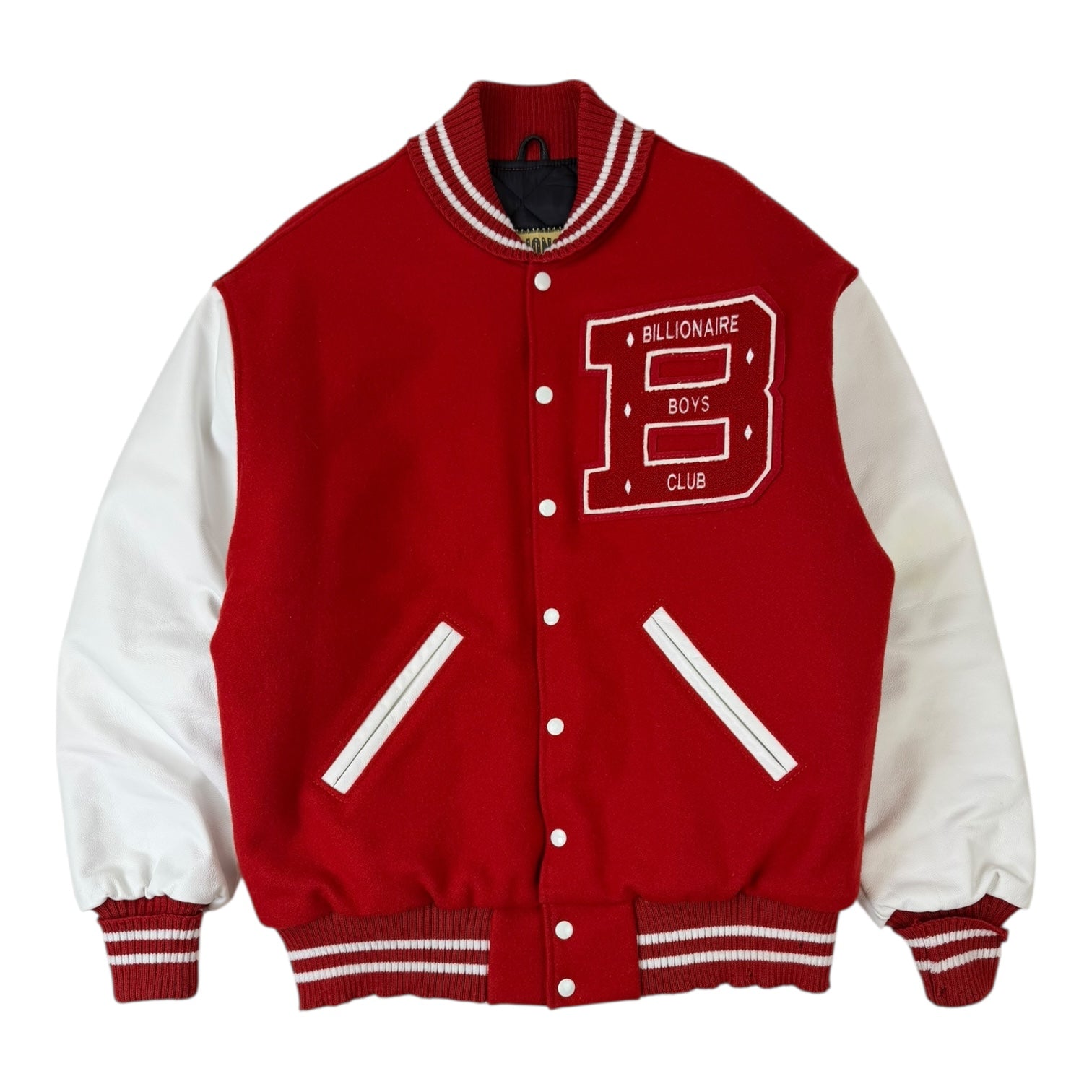 Billionaire Boys Club Varsity Jacket Red/White