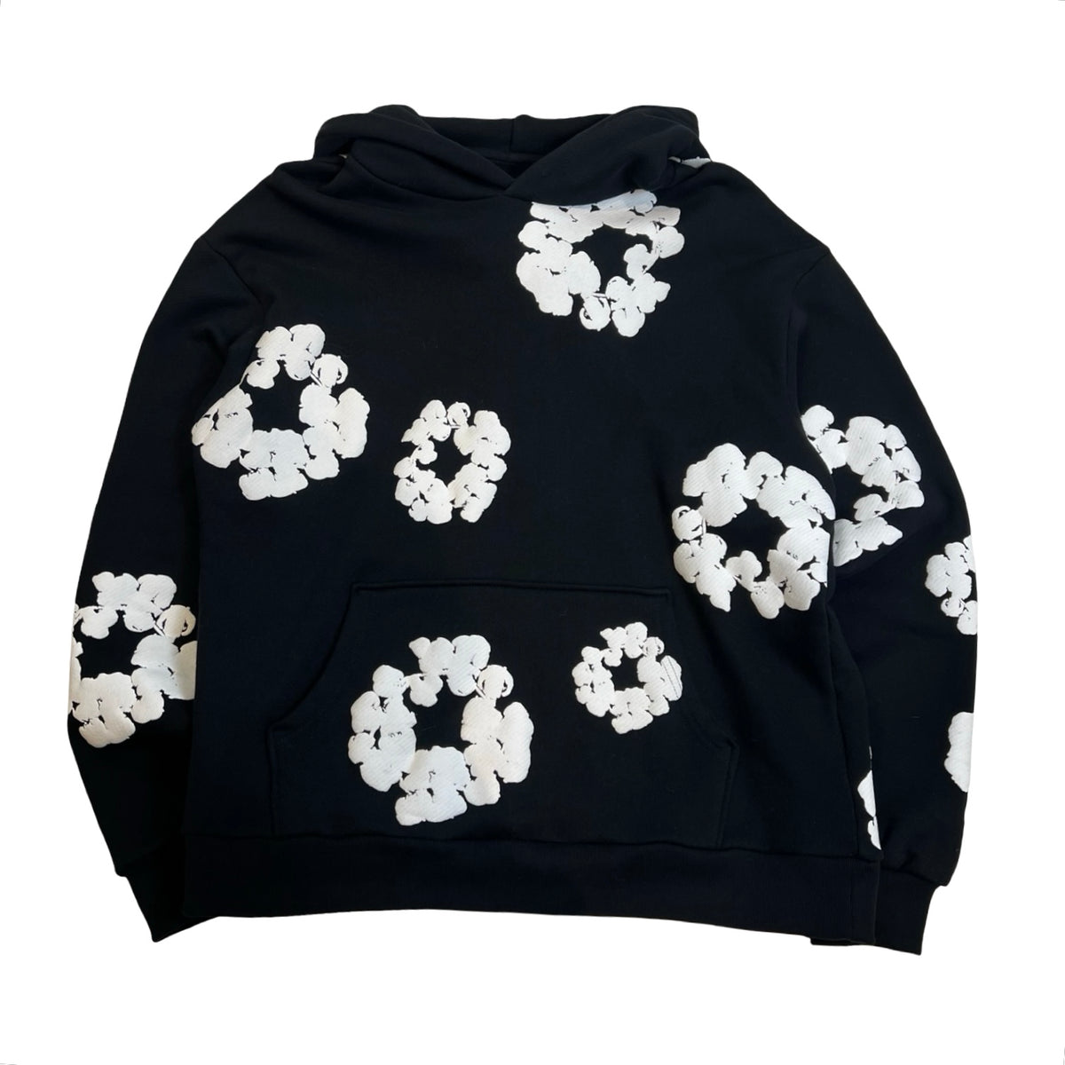 Denim Tears Cotton Wreath Hoodie Black
