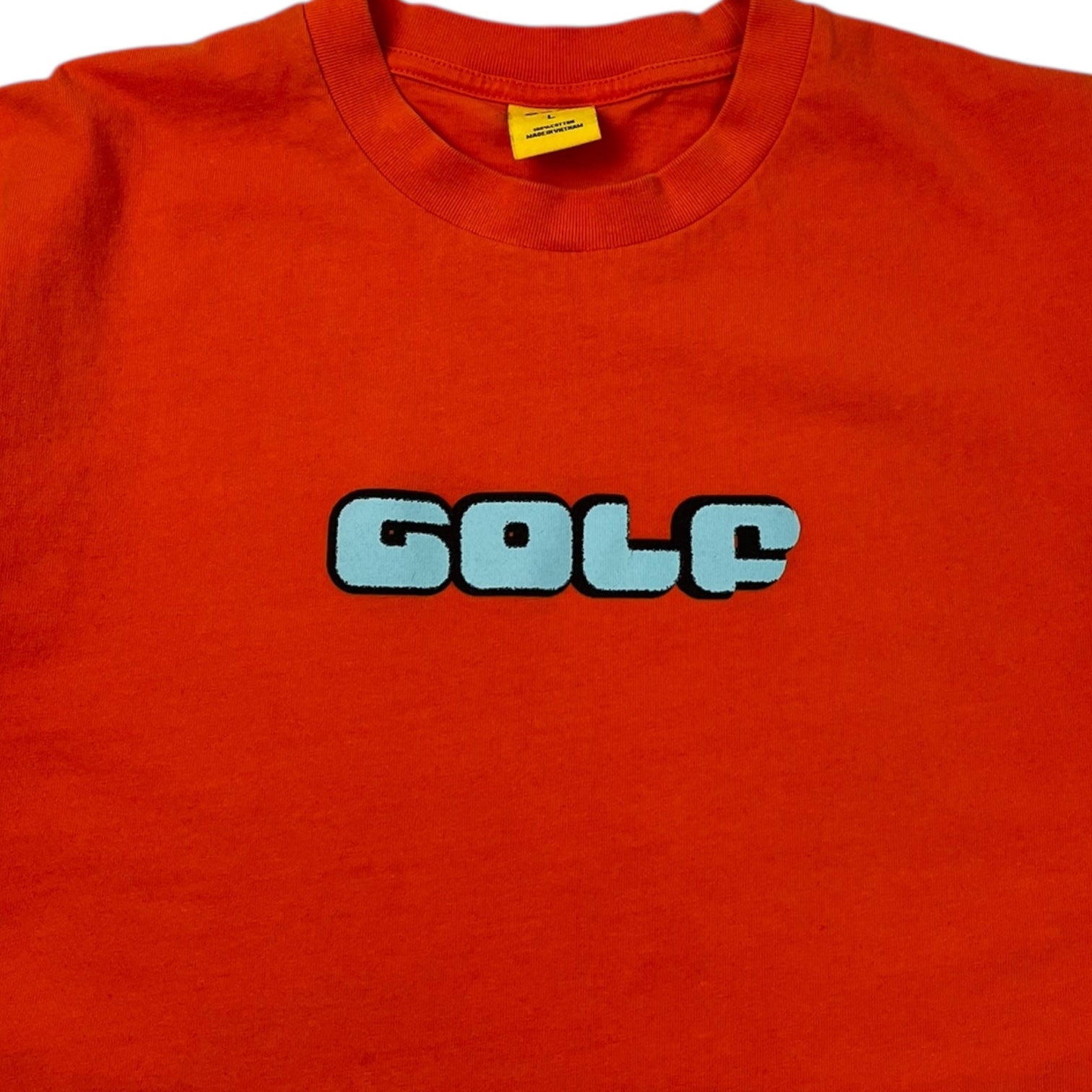 Golf Wang Center Spellout T-Shirt Orange