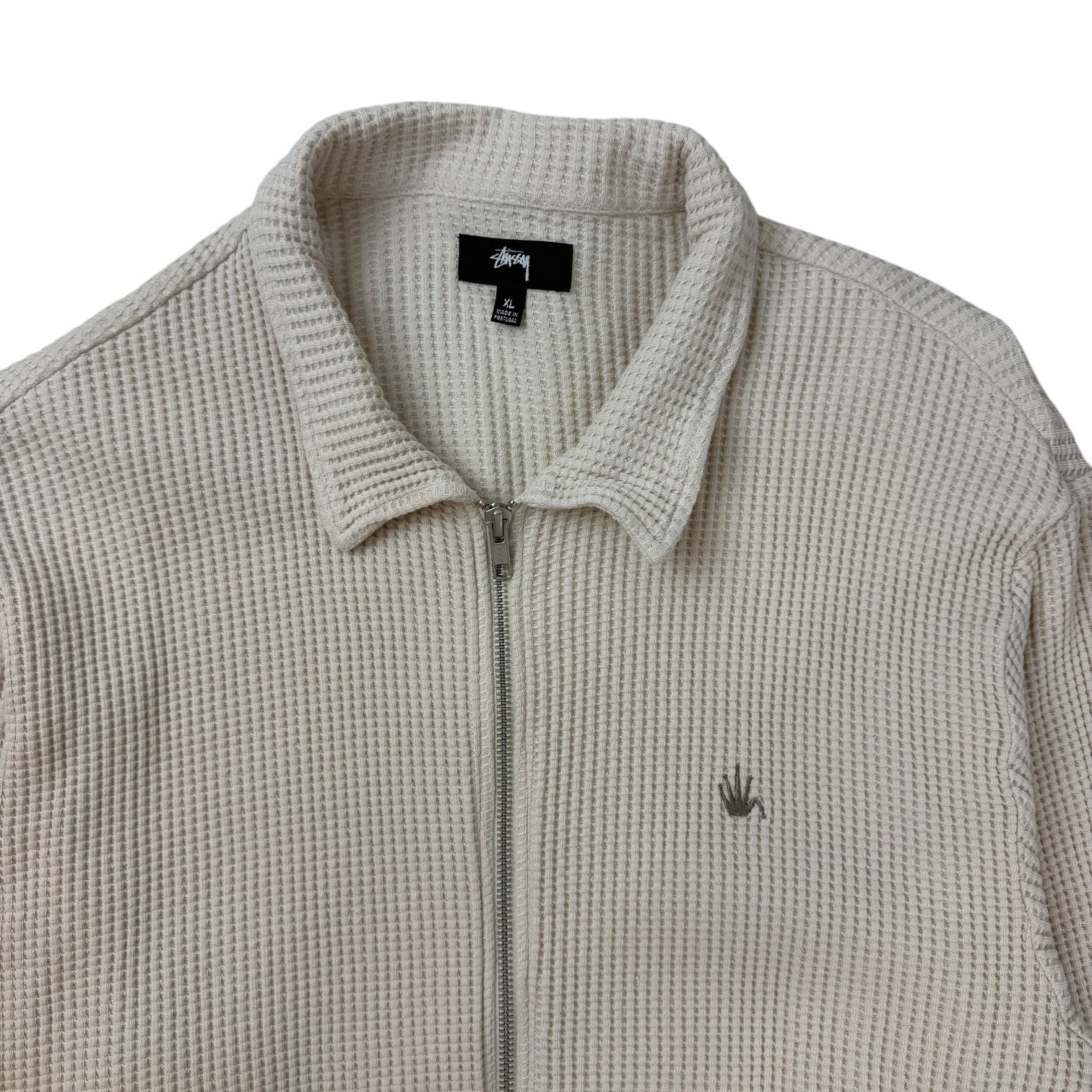 Stüssy Big Thermal Zip Shirt Natural