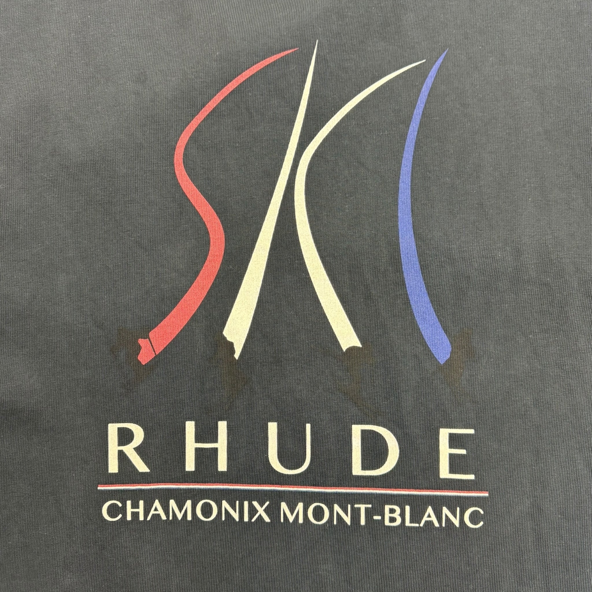 Rhude Chamonix Mont-Blanc Ski Tee Navy