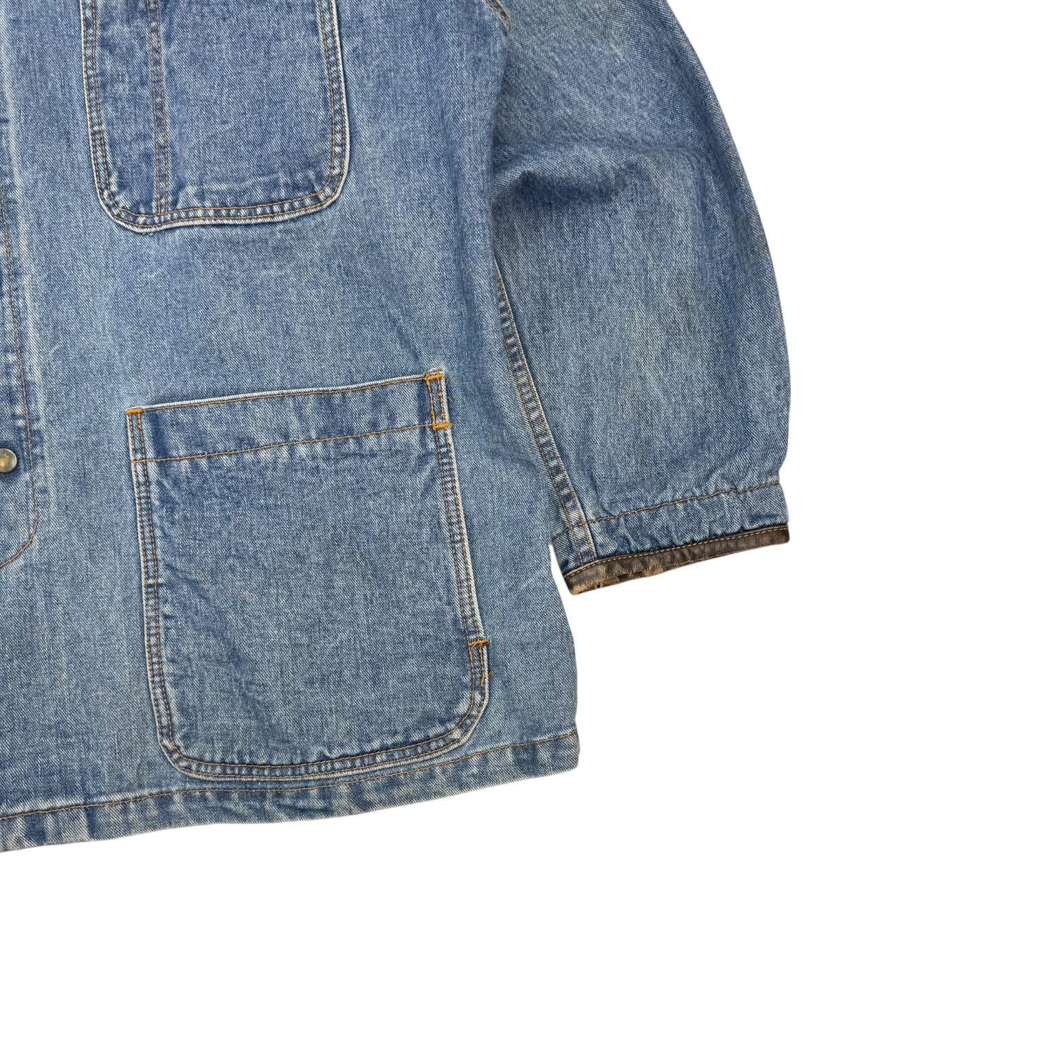 Vintage Denim Chore Coat Medium Wash