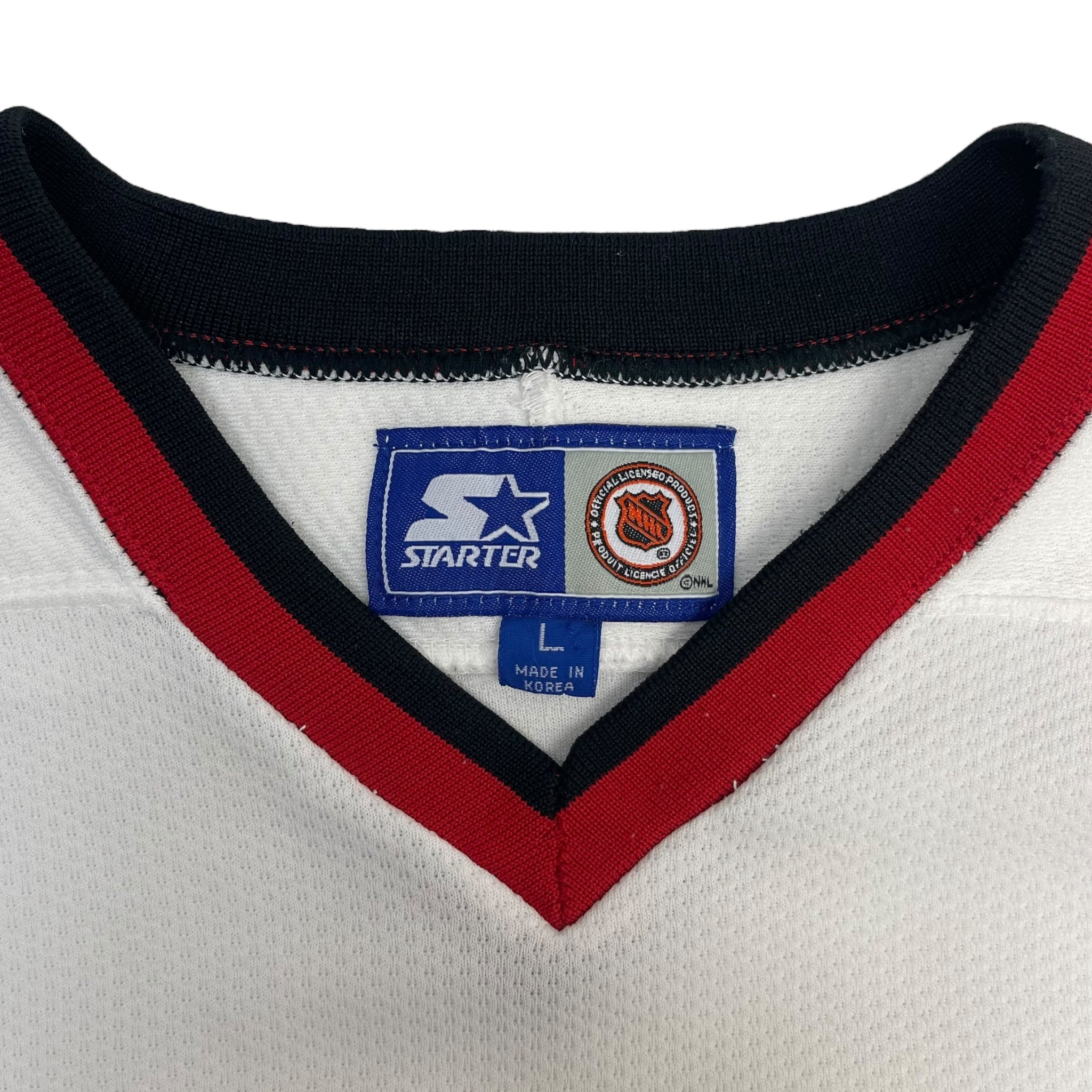 Vintage Chicago Blackhawks Starter Away Jersey White