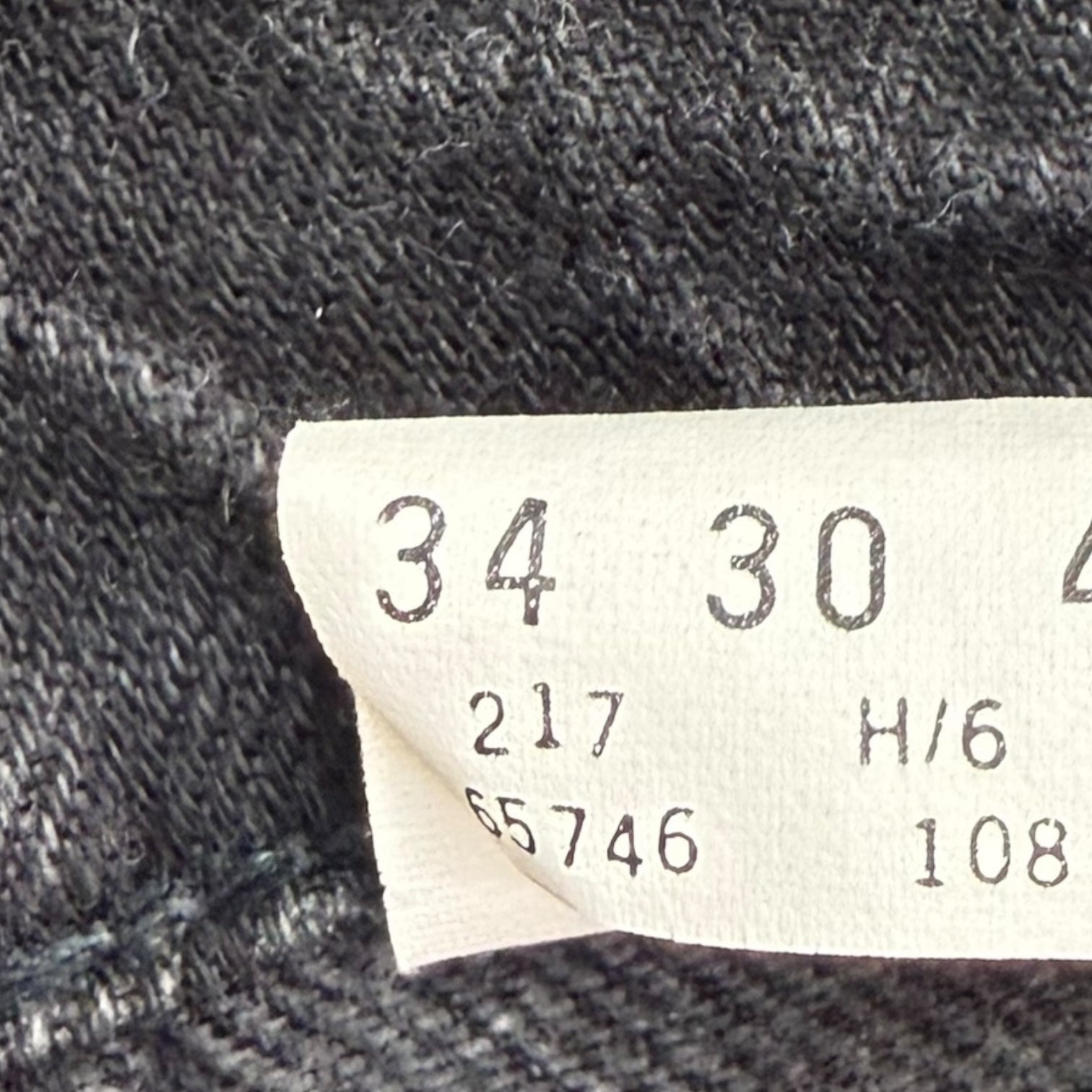 Vintage GWG Denim Pants Black