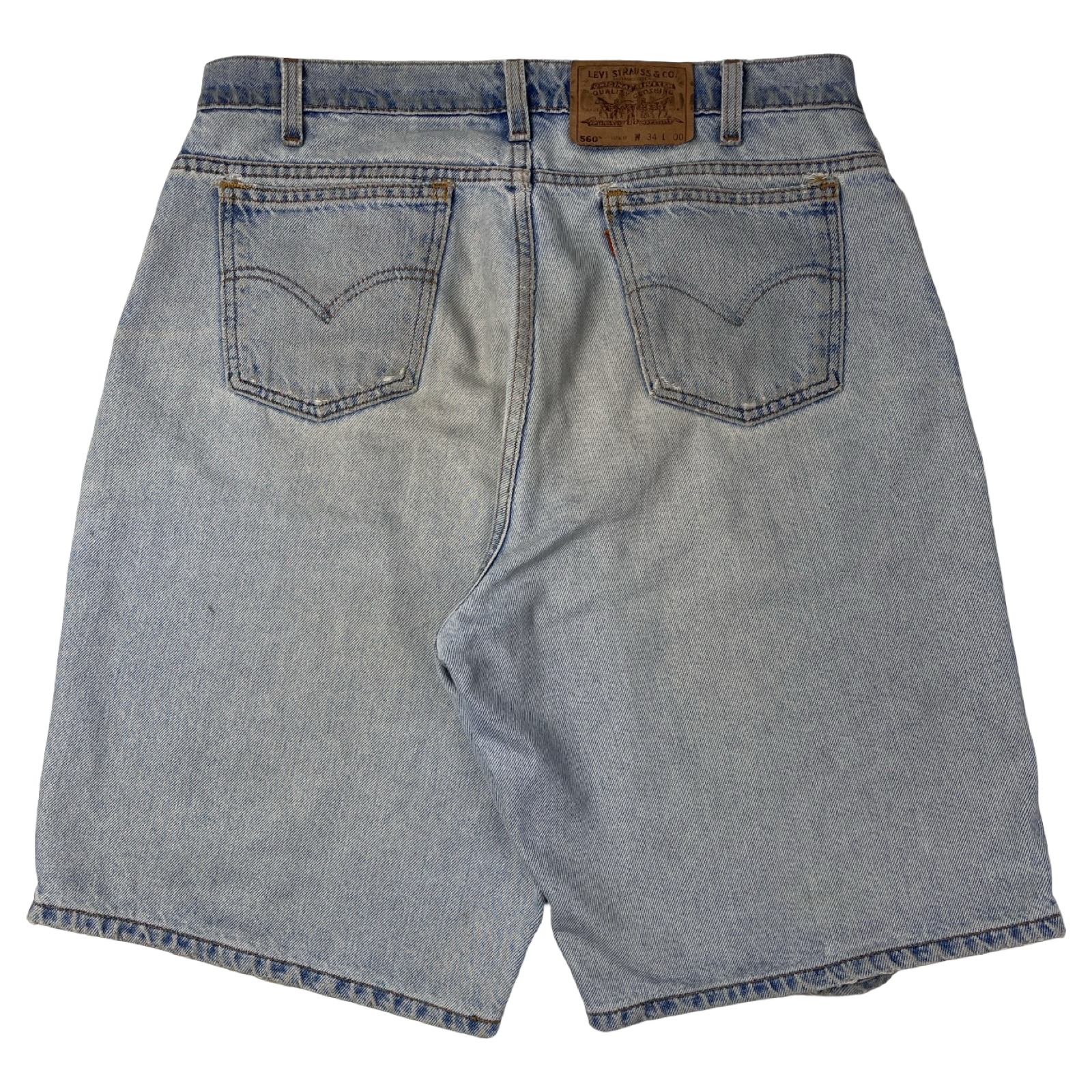 Vintage Levi's 560 Distressed Denim Shorts