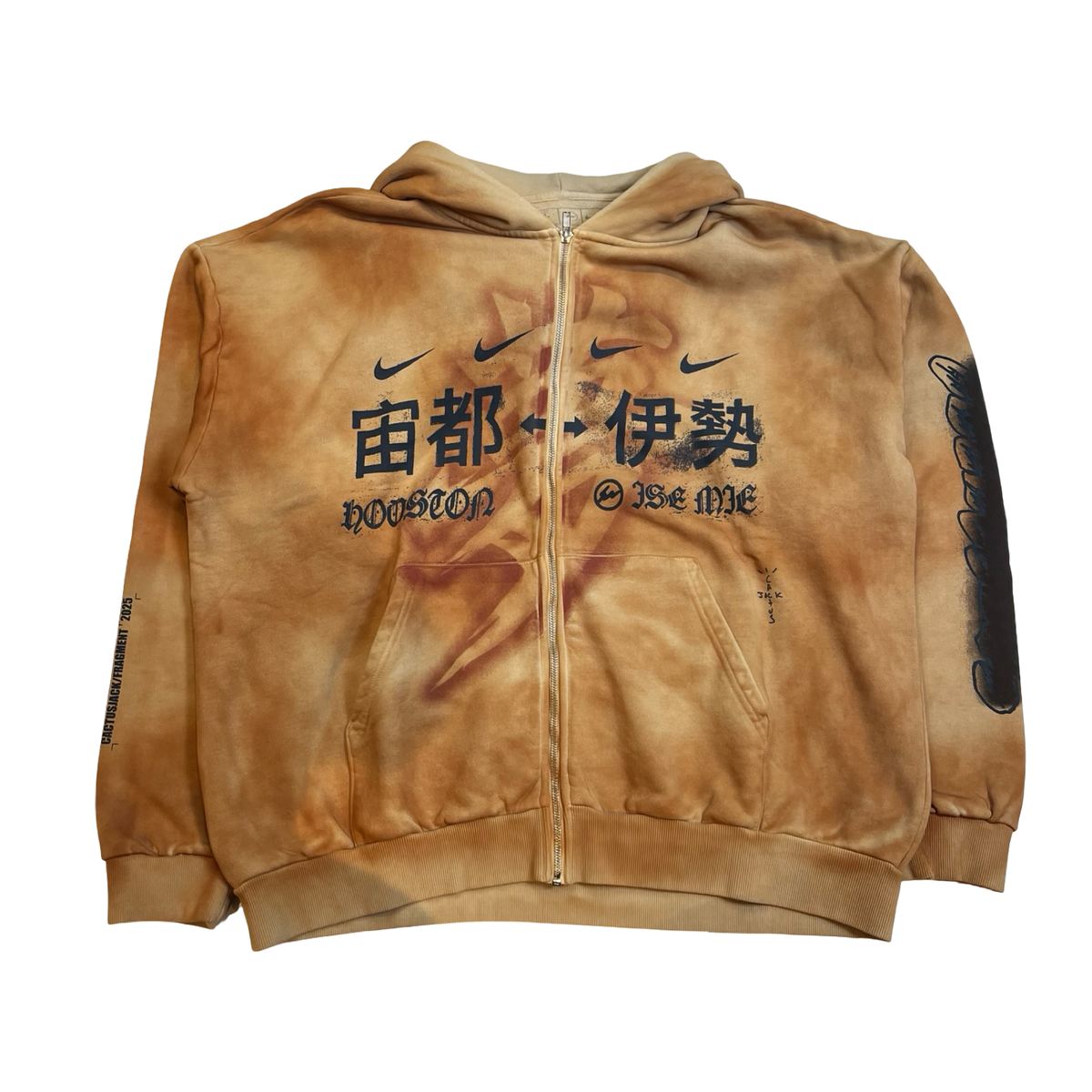 Travis Scott Cactus Jack x Fragment x Nike Houston To Ise Mie Zip-Up Hoodie