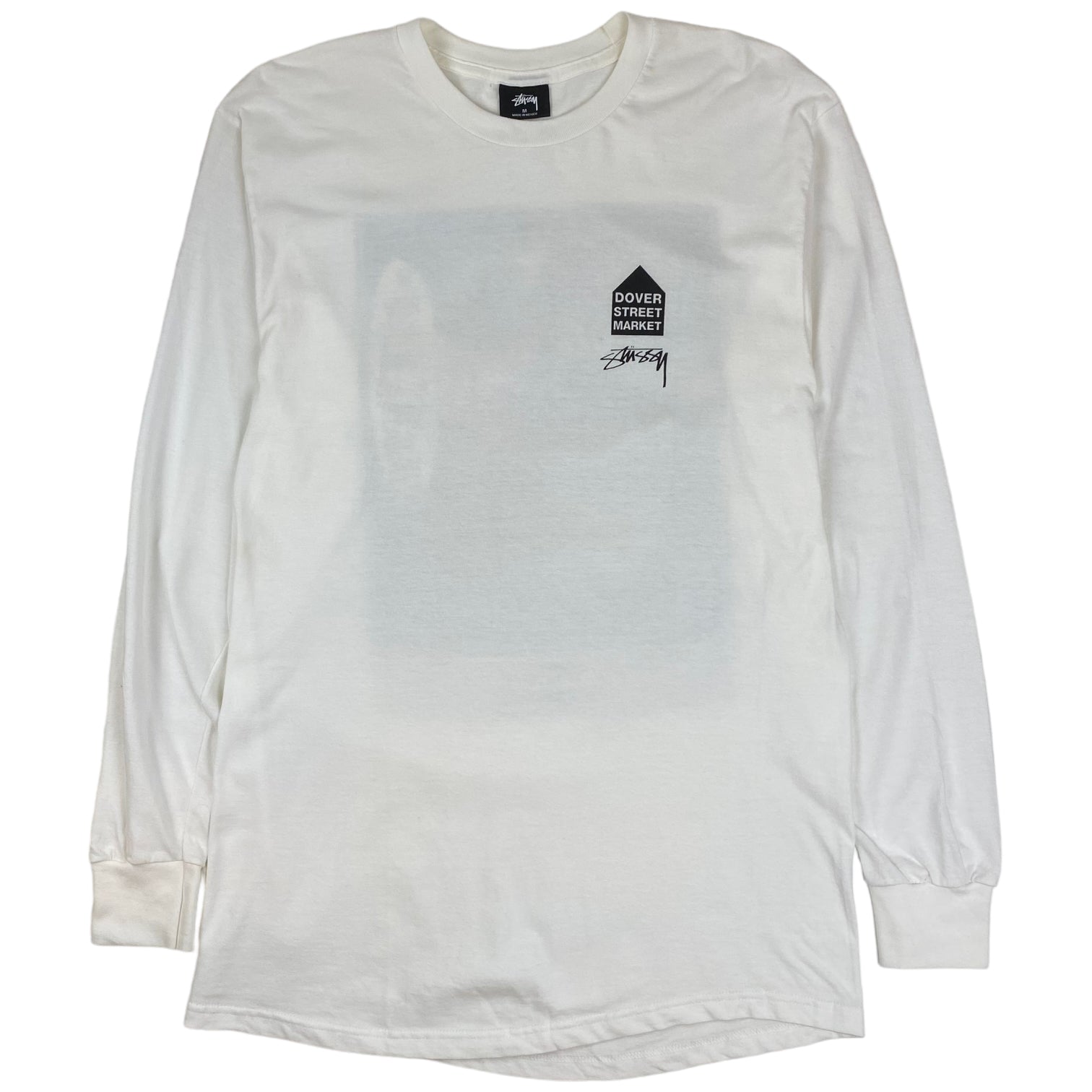 Stüssy x Dover Street Market Long Sleeve Shirt White